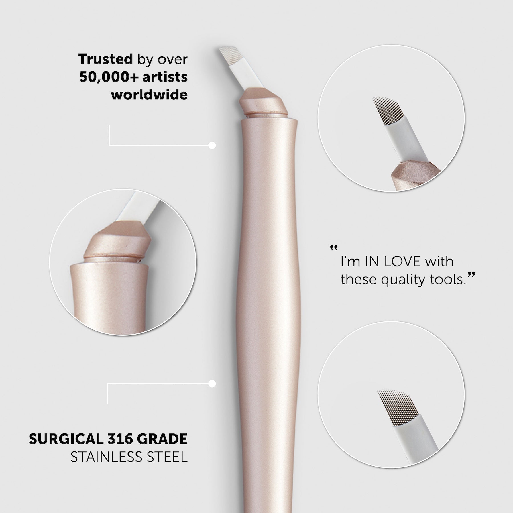 16 Curved Nano Microblade - Tina Davies Professional