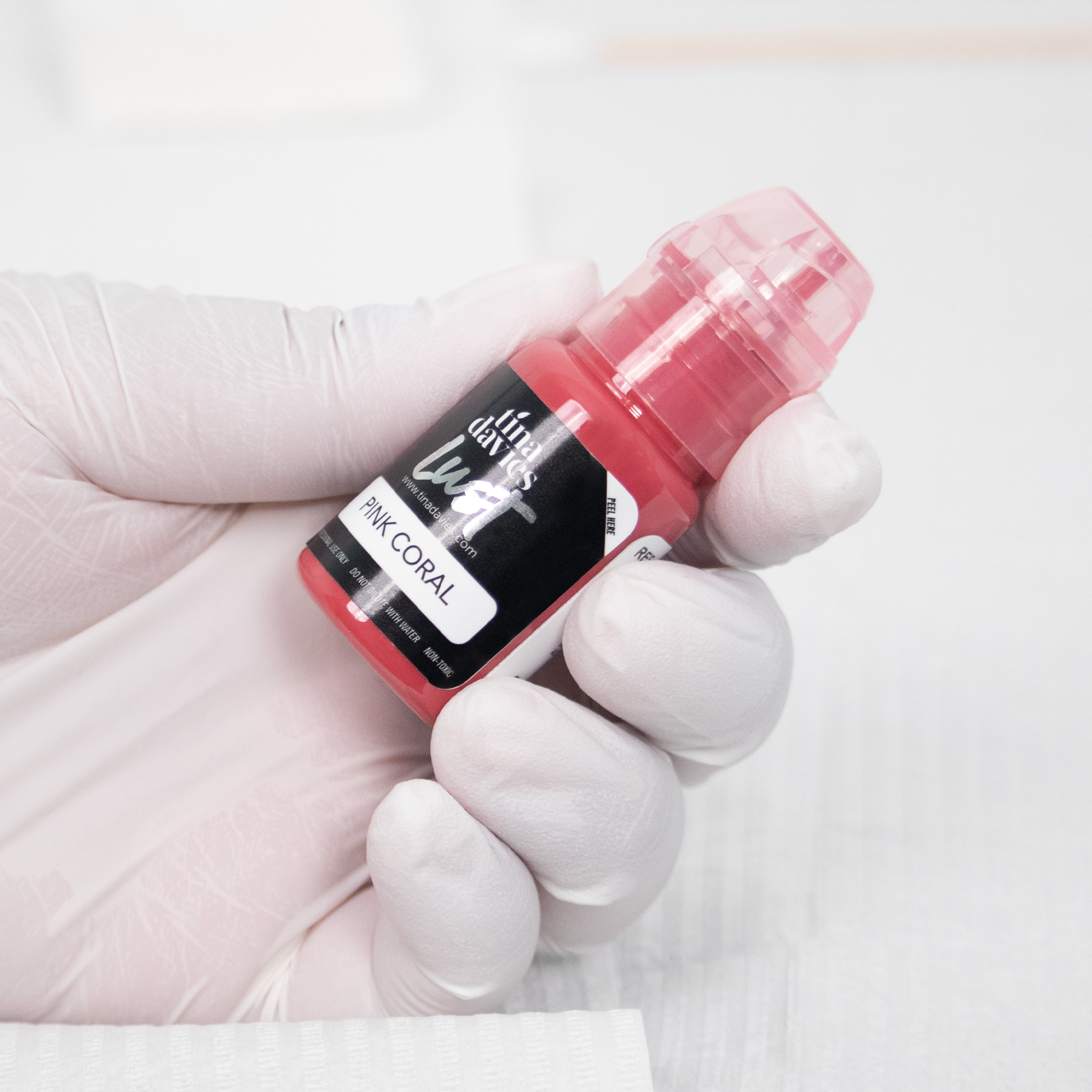 Tina Davies x Perma Blend Lust Lip Pigments - Lust Pink Coral Lip Blushing Permanent Makeup Pigments