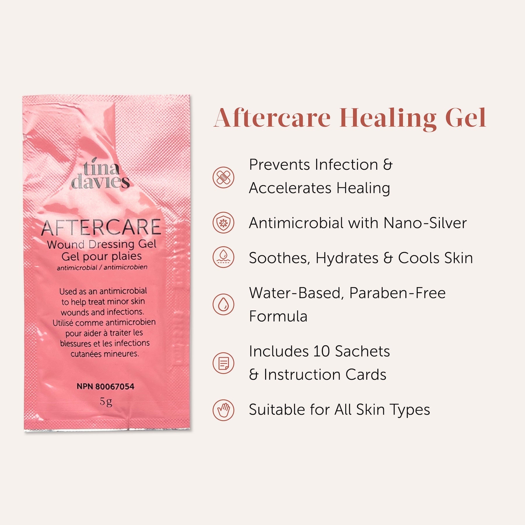 Aftercare Healing Gel - Tina Davies Professional