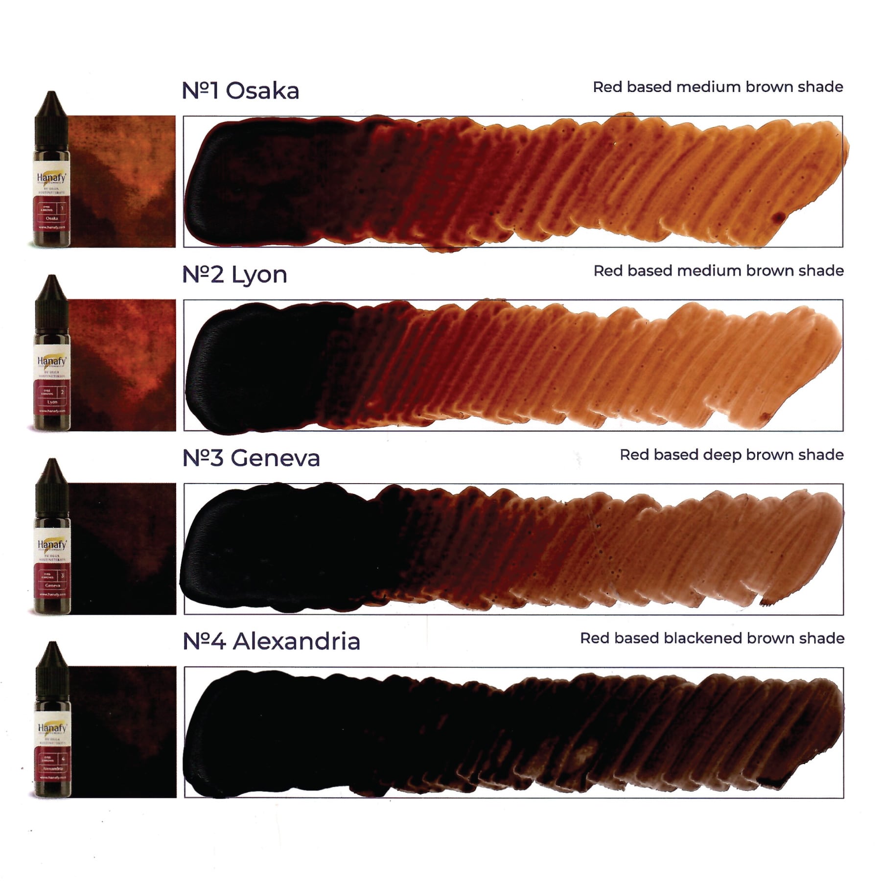 Hanafy Eyes & Brows Pigments - Tina Davies Professional