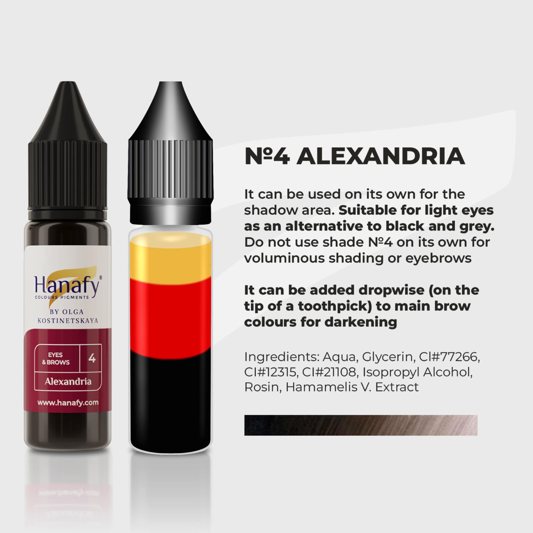 Hanafy Eyes & Brows Pigments - Tina Davies Professional