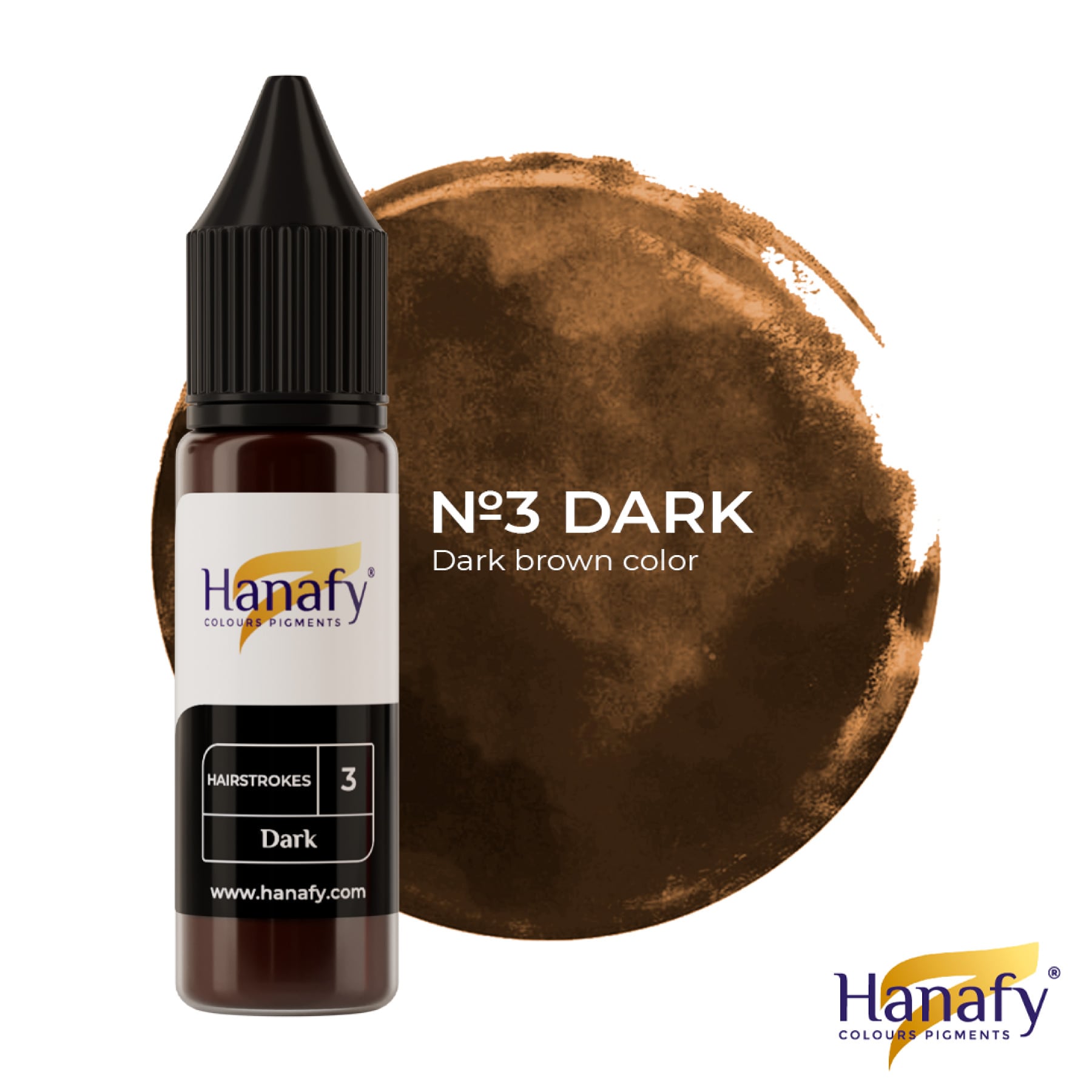 Hanafy Hairstrokes Eyebrow Pigments - Tina Davies Professional