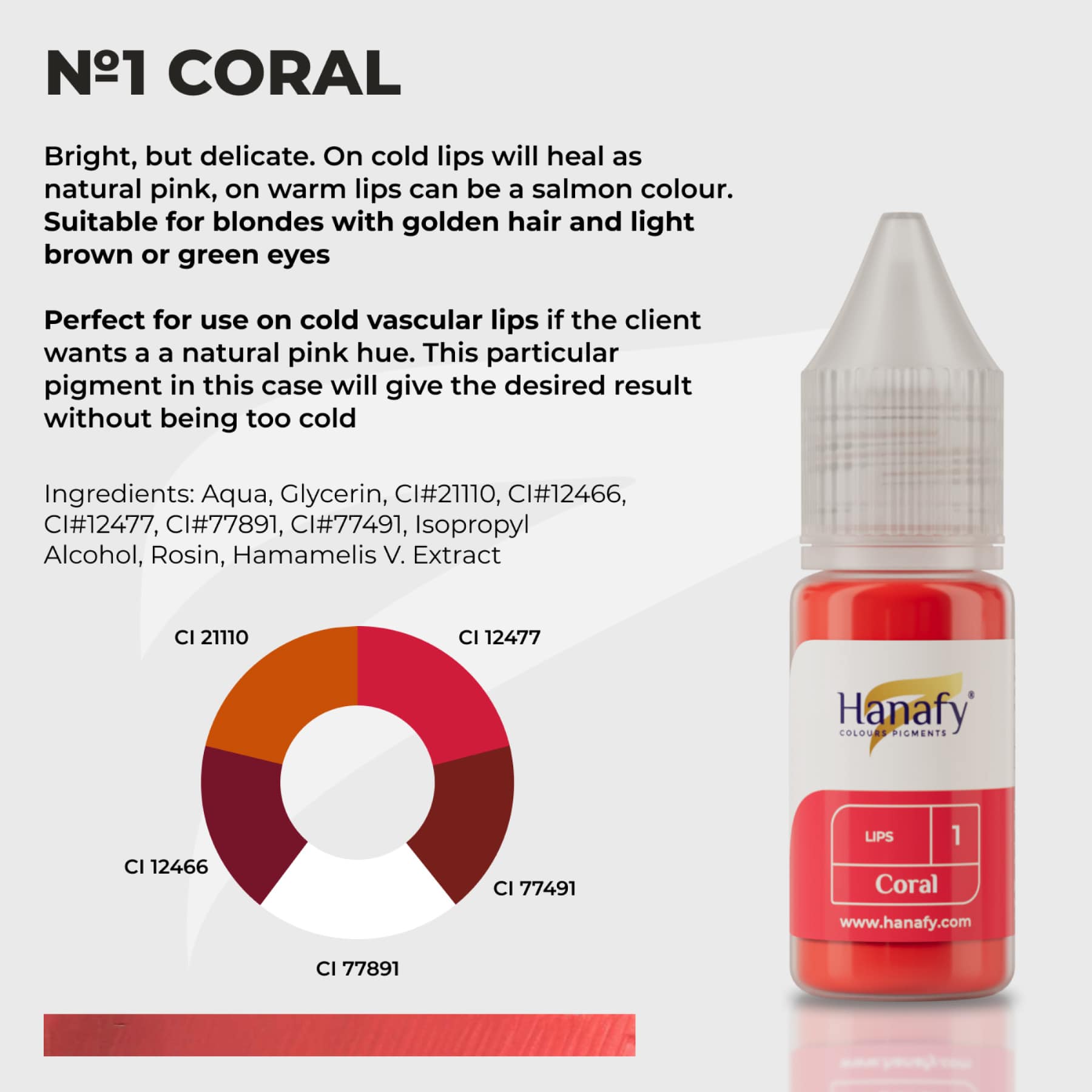 Hanafy Lip Pigments - Tina Davies Professional