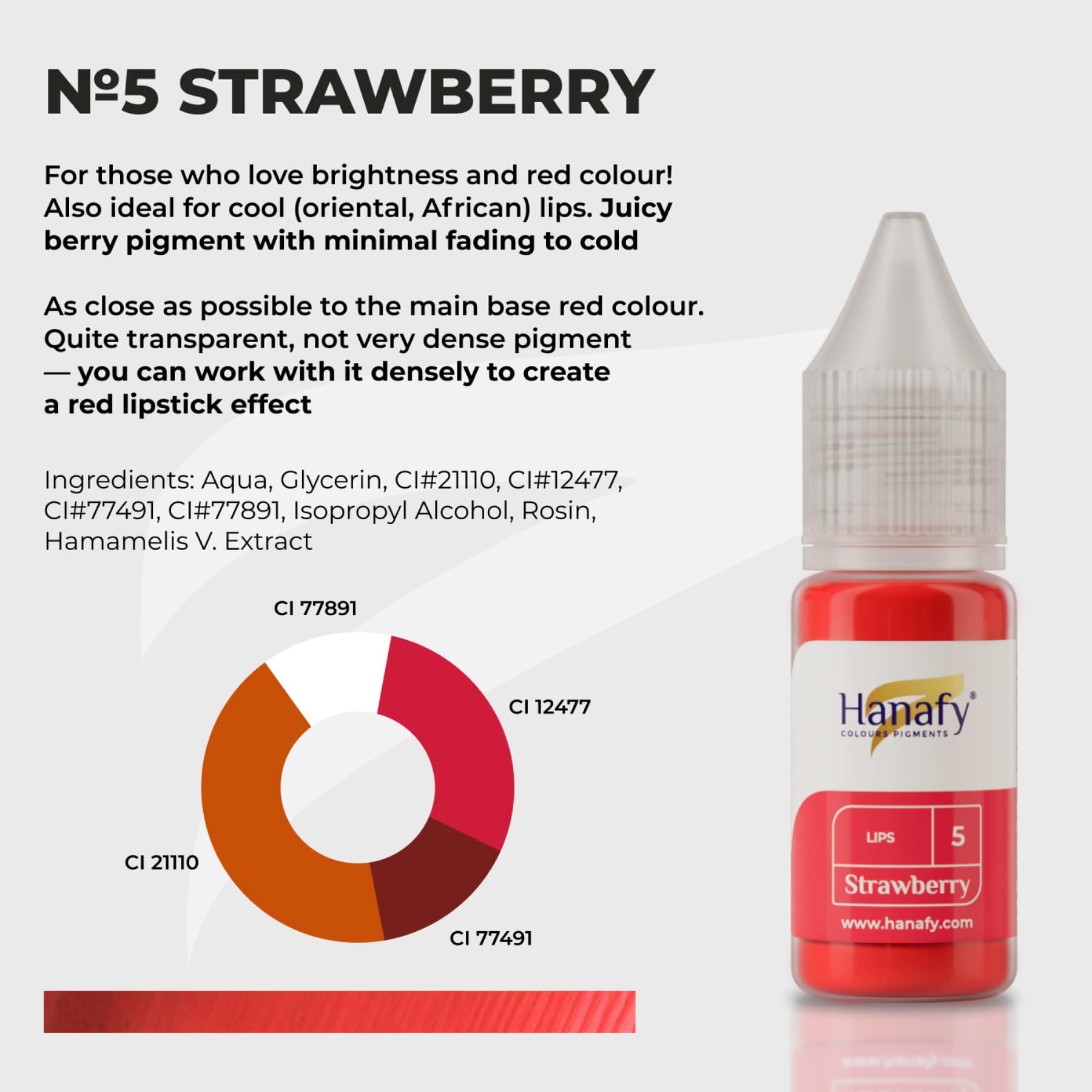 Hanafy Lip Pigments - Tina Davies Professional