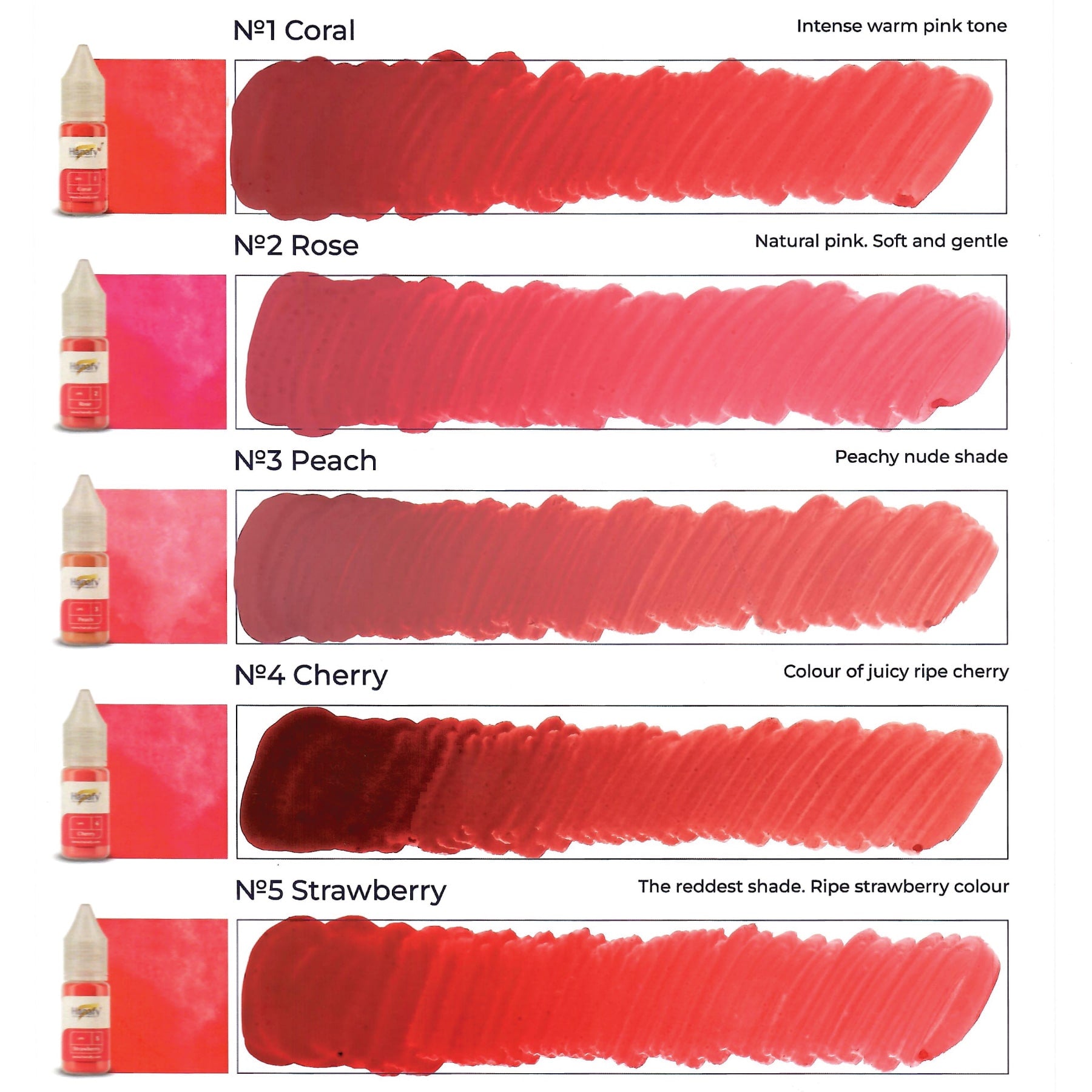 Hanafy Lip Pigments - Tina Davies Professional