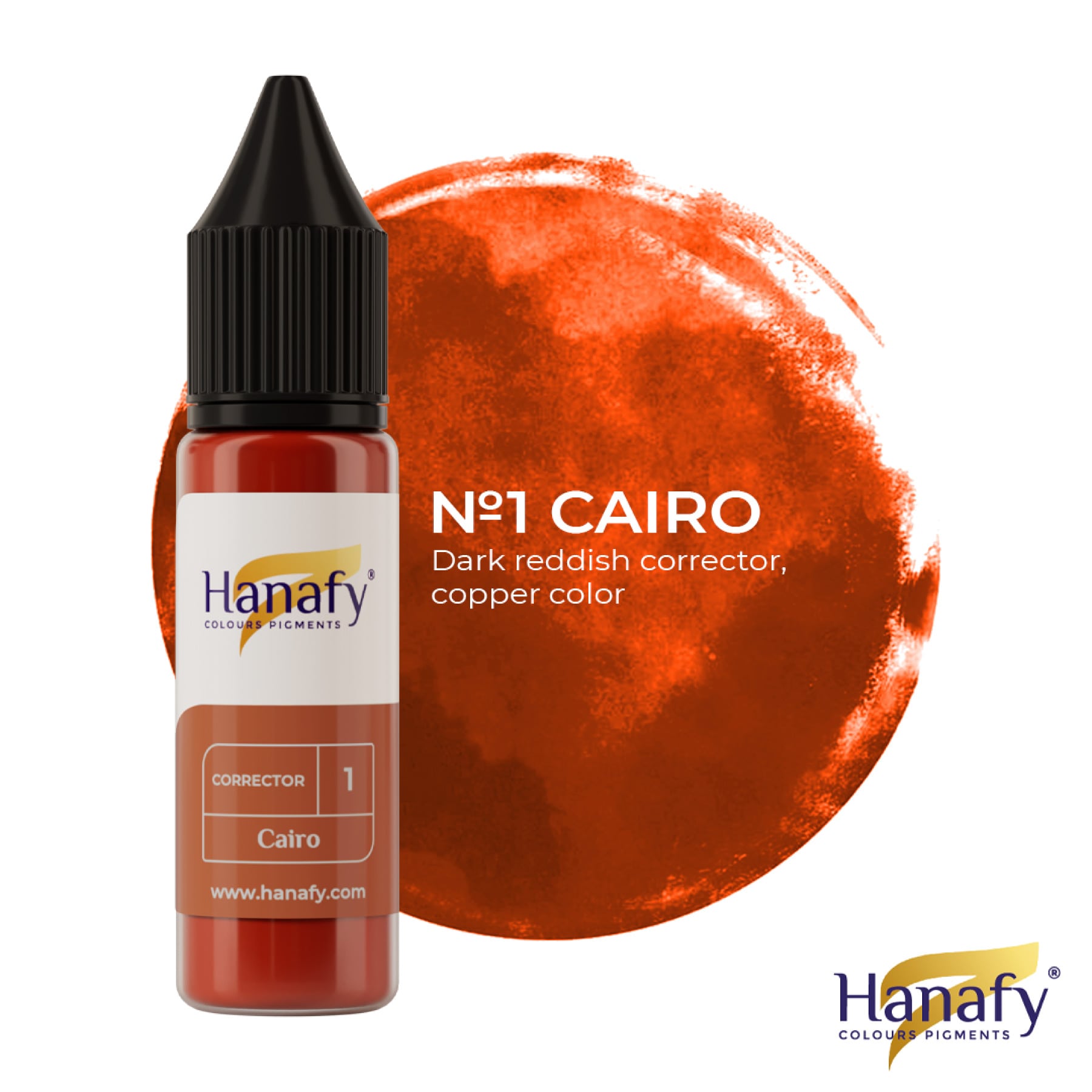 Hanafy Mineral Line Corrector Pigments - N1 Cairo - Tina Davies Professional