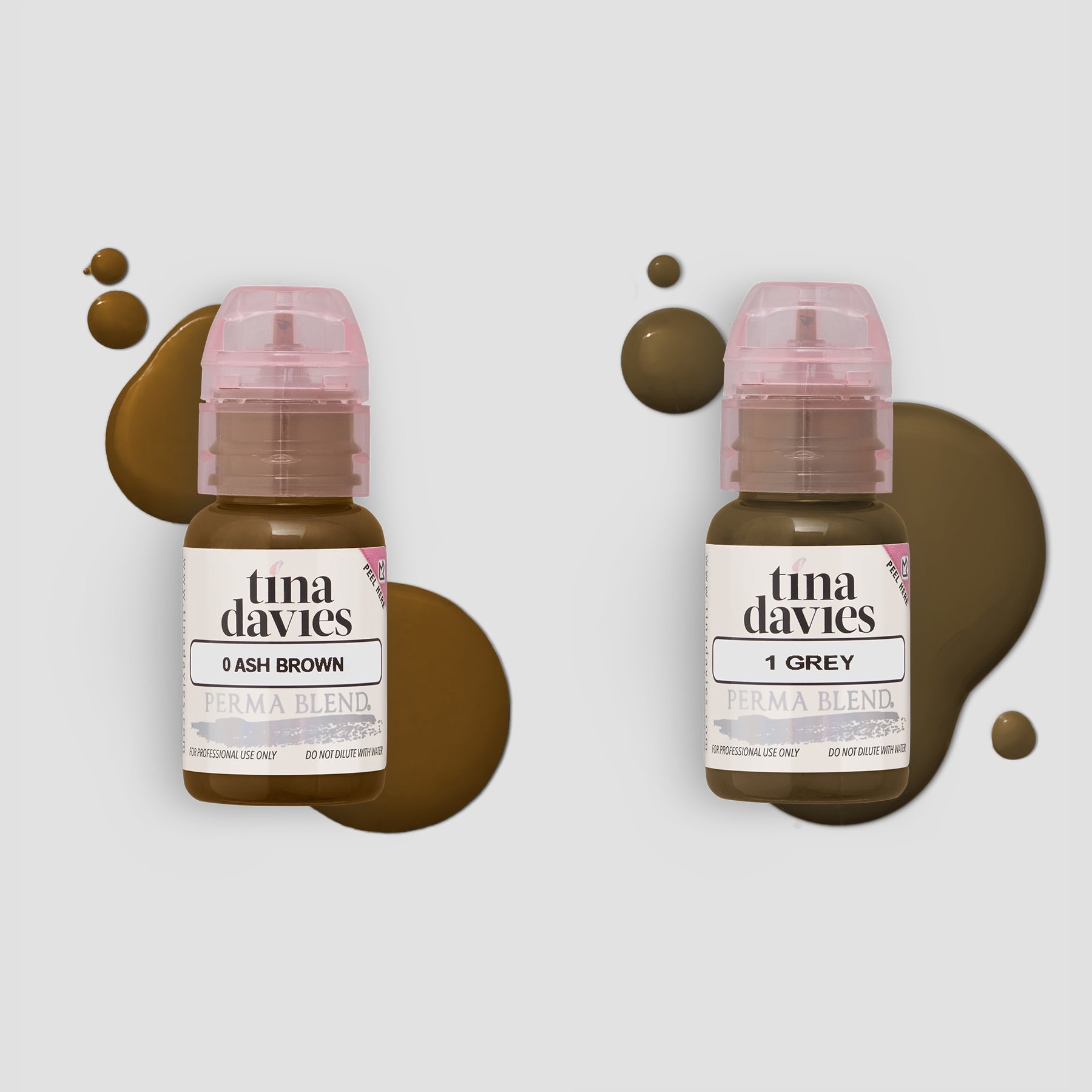 Perma Blend x Tina Davies Professional I ❤️ INK Brow Collection - Organic-based, Hybrid Permanent Makeup Pigments