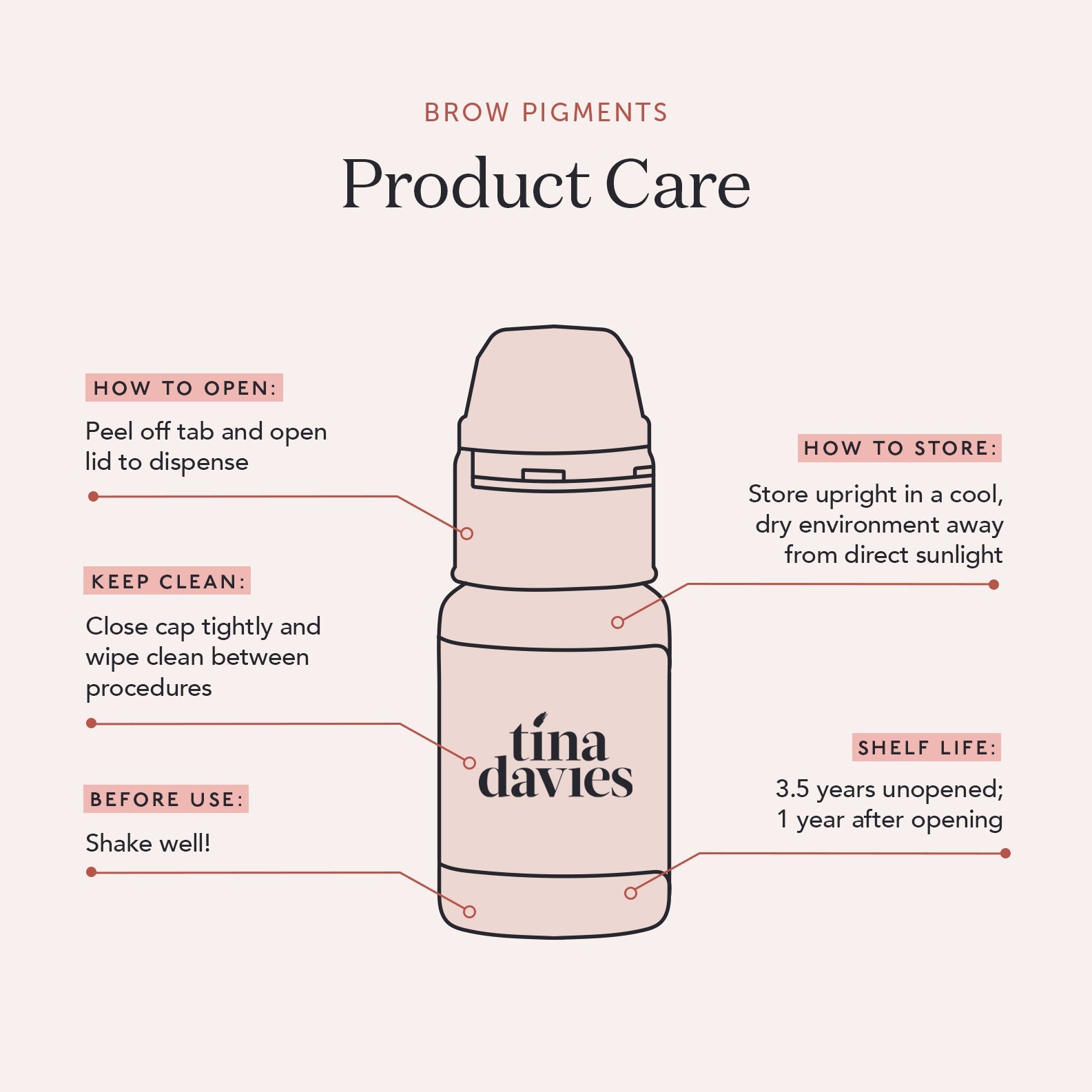 Perma Blend x Tina Davies Professional I ❤️ INK Brow Collection - Organic-based, Hybrid Permanent Makeup Pigments