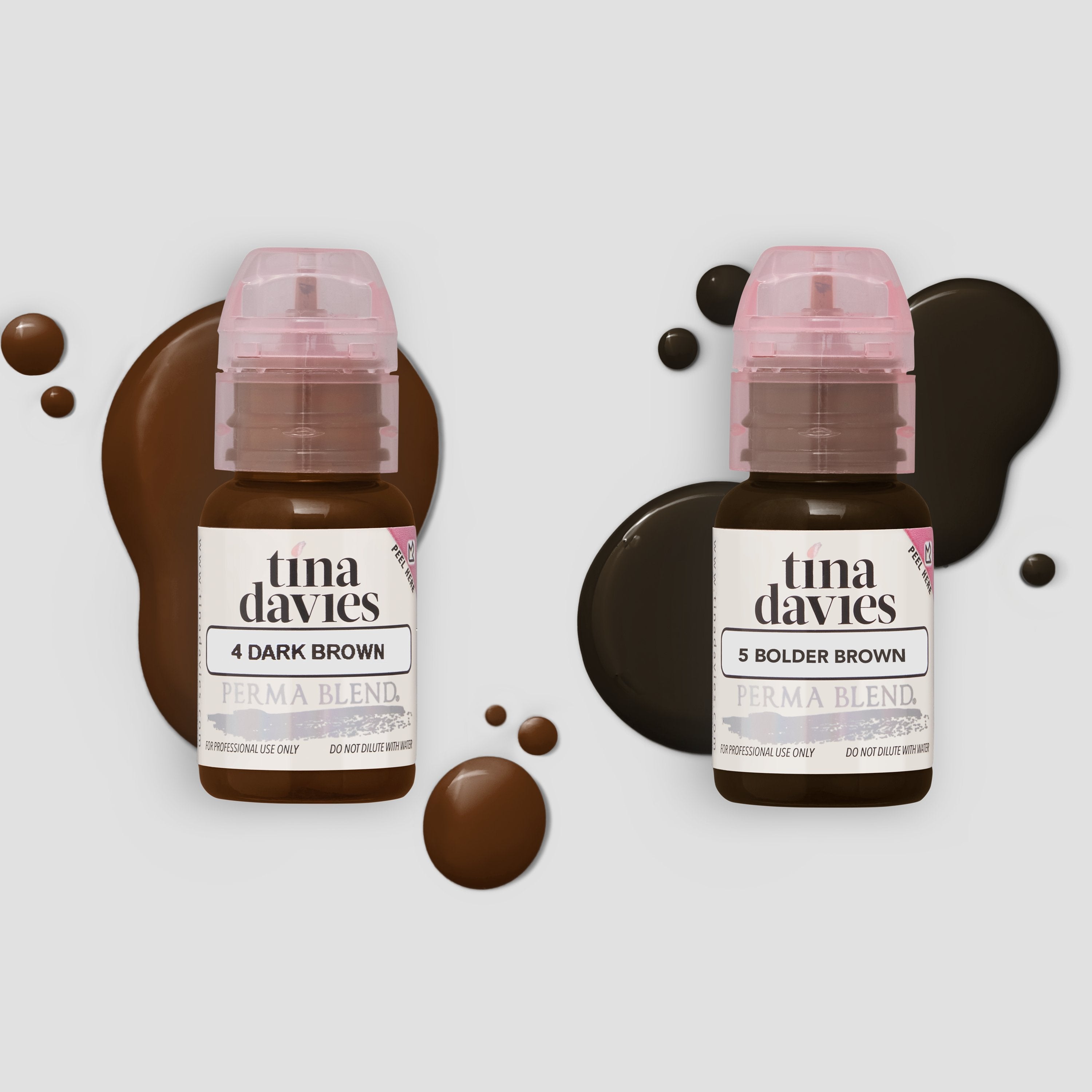 Perma Blend x Tina Davies Professional I ❤️ INK Brow Collection - Organic-based, Hybrid Permanent Makeup Pigments