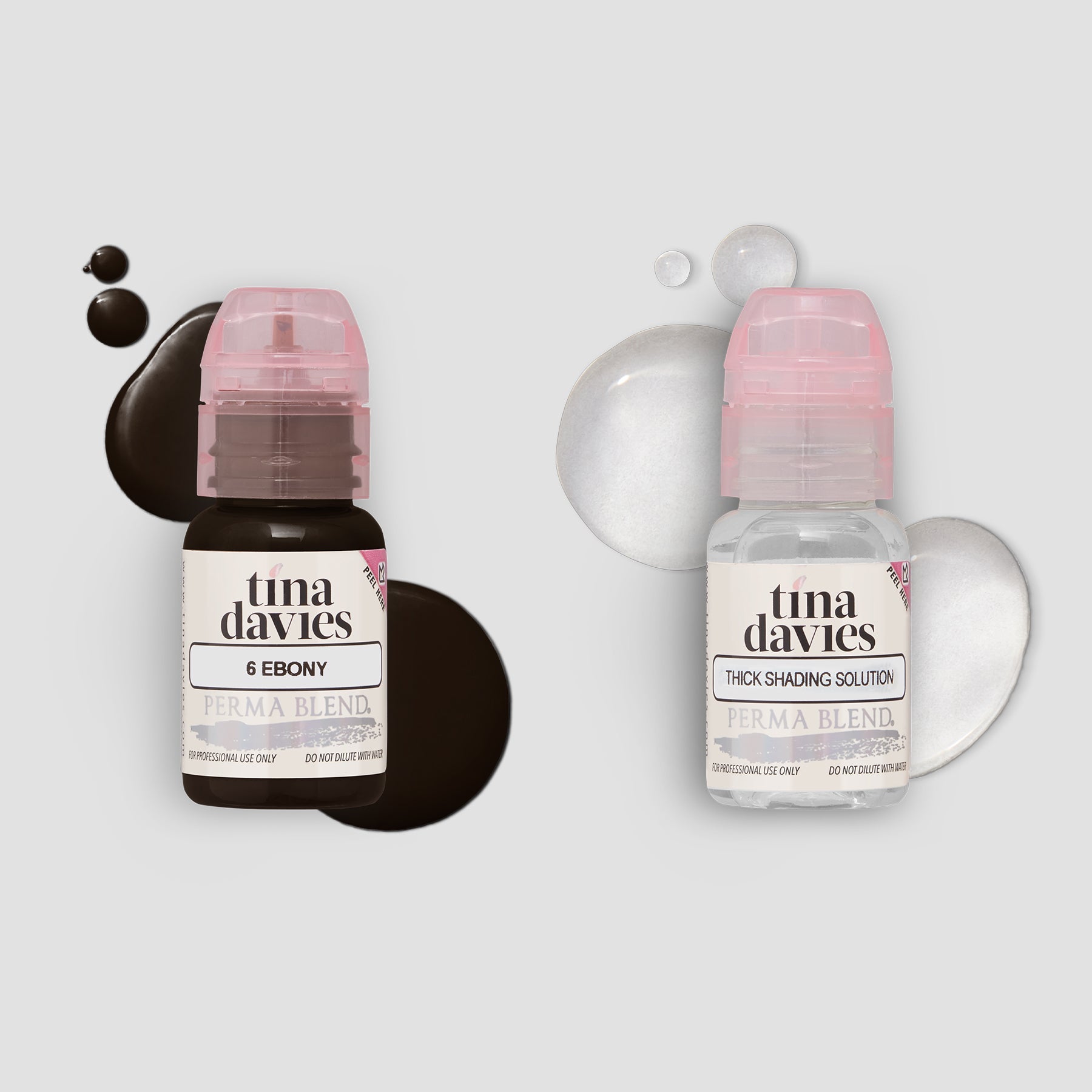 Perma Blend x Tina Davies Professional I ❤️ INK Brow Collection - Organic-based, Hybrid Permanent Makeup Pigments