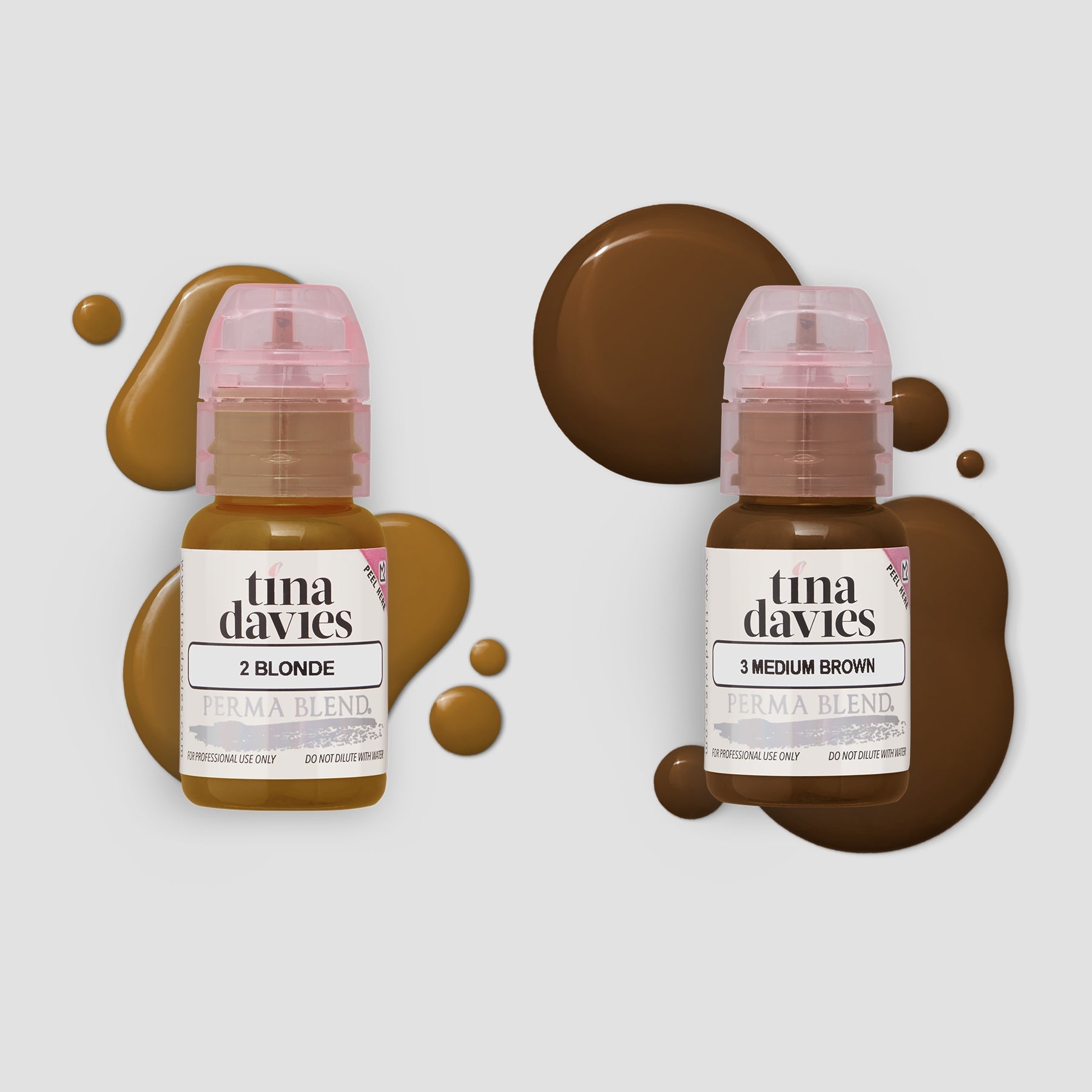 Perma Blend x Tina Davies Professional I ❤️ INK Brow Collection - Organic-based, Hybrid Permanent Makeup Pigments