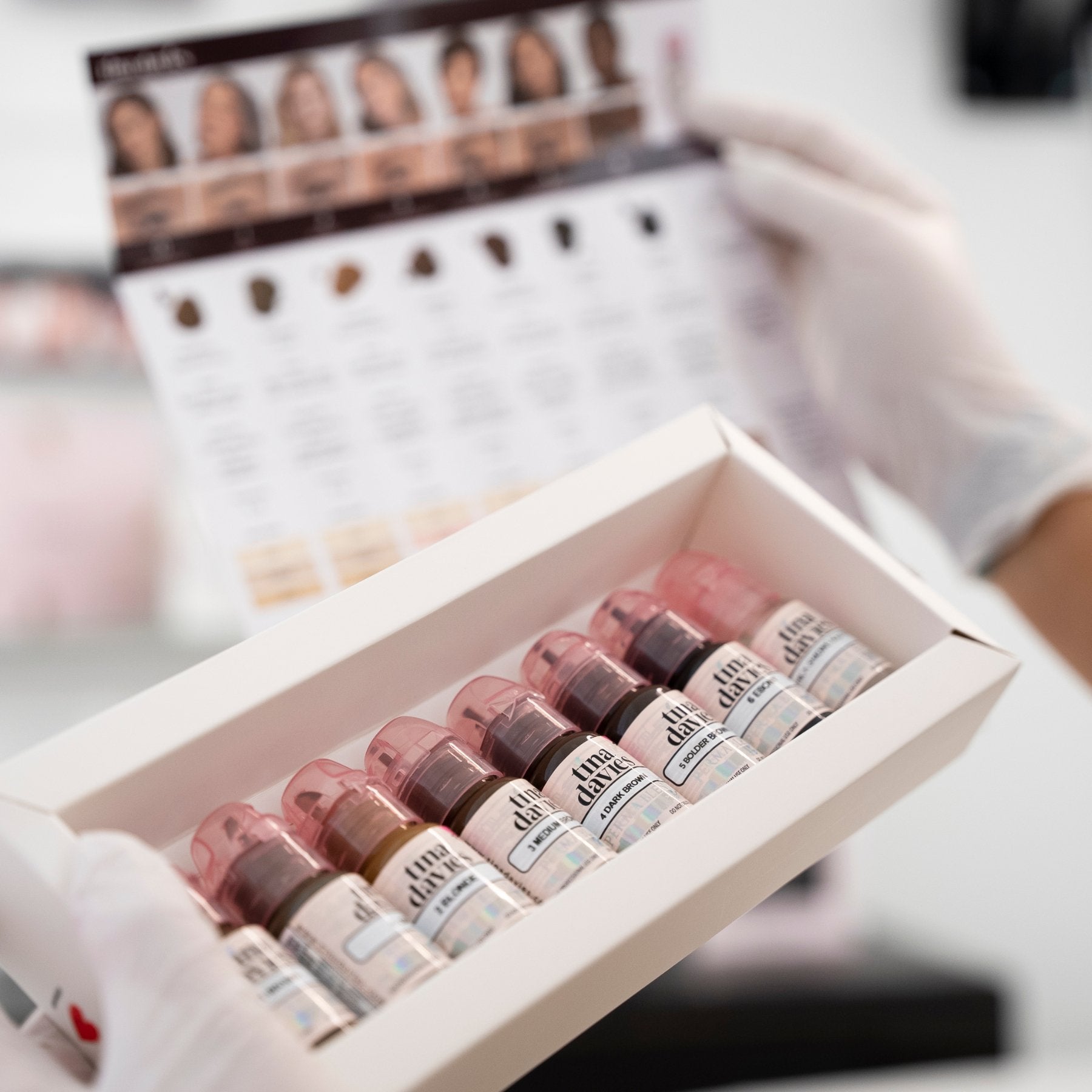 Perma Blend x Tina Davies Professional I ❤️ INK Brow Collection - Organic-based, Hybrid Permanent Makeup Pigments