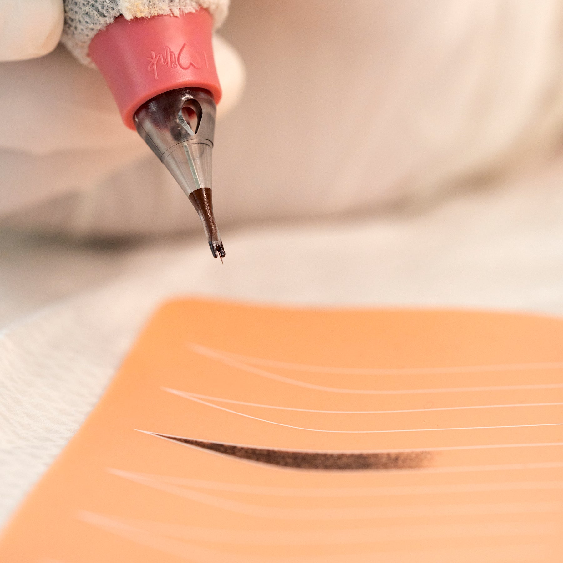 Latex Practice Skin Pad - Permanent Makeup Training Latex Pad - Tina Davies Professional