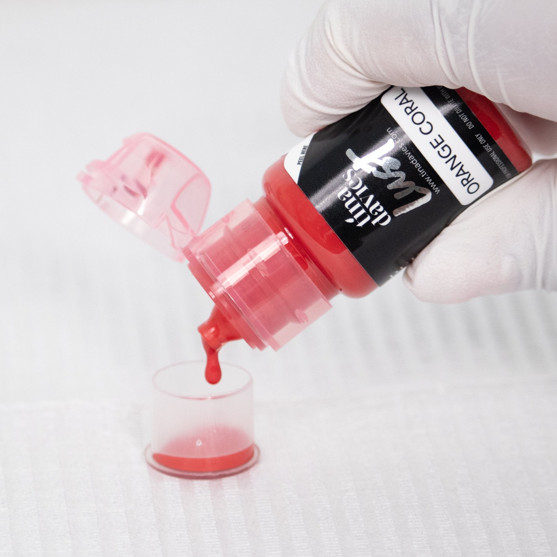 Tina Davies x Perma Blend Lust Lip Pigments - Lust Orange Coral Lip Blushing Permanent Makeup Pigments