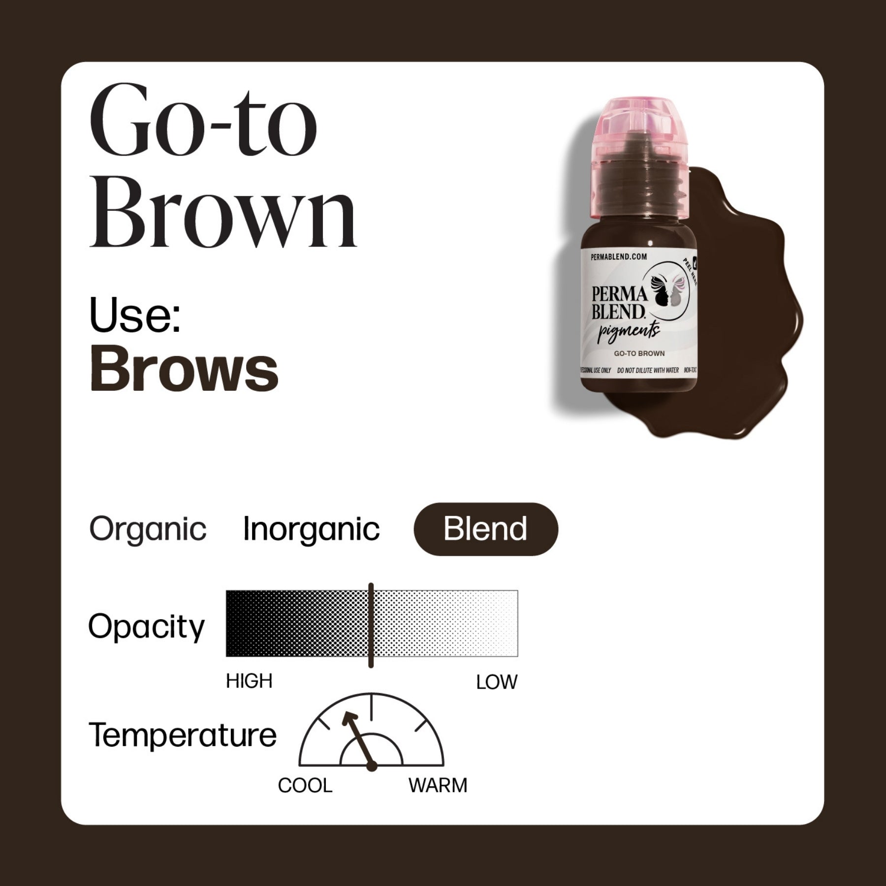 Perma Blend Eyebrow Pigments - Brow Shades - Tina Davies Professional