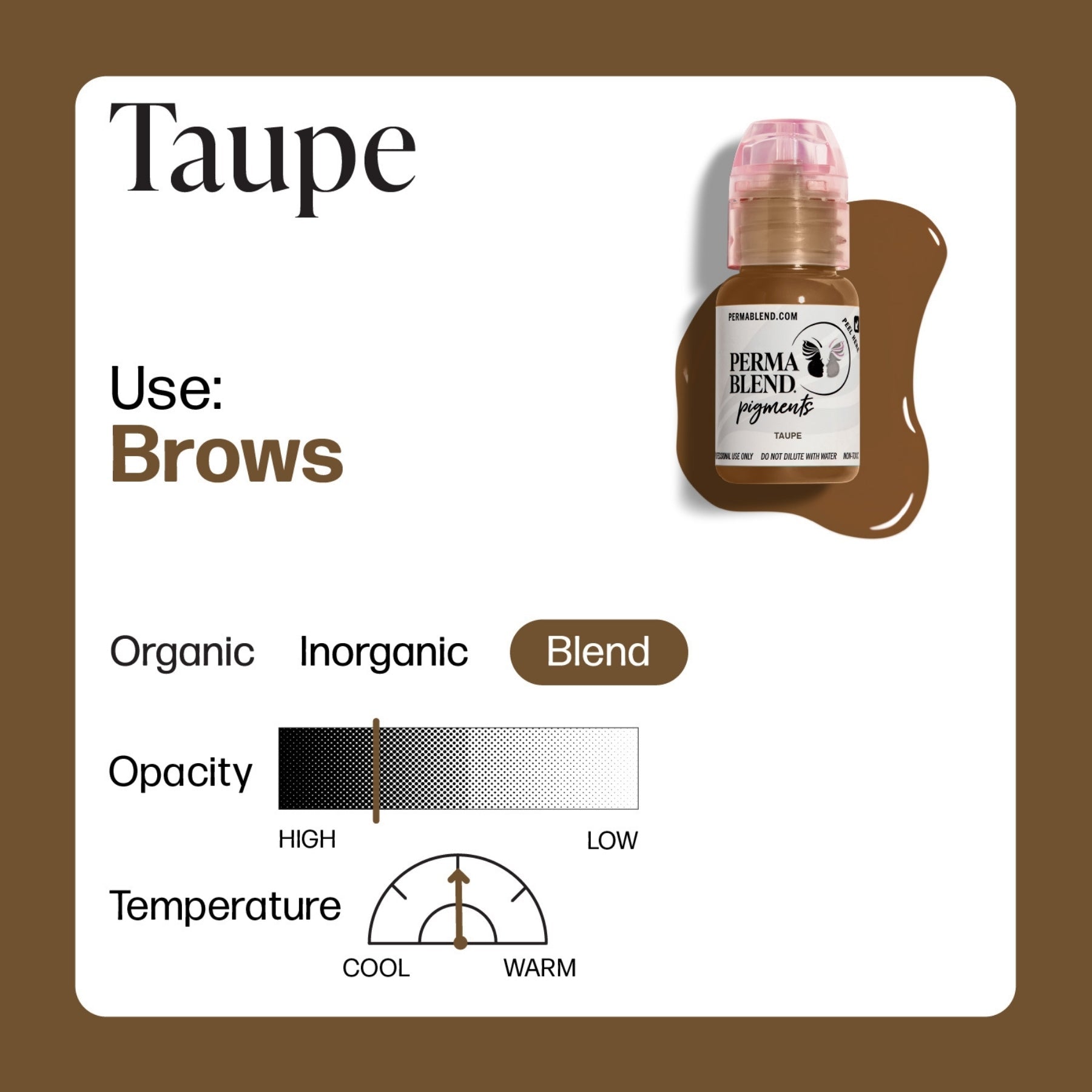 Perma Blend Eyebrow Pigments - Brow Shades - Tina Davies Professional