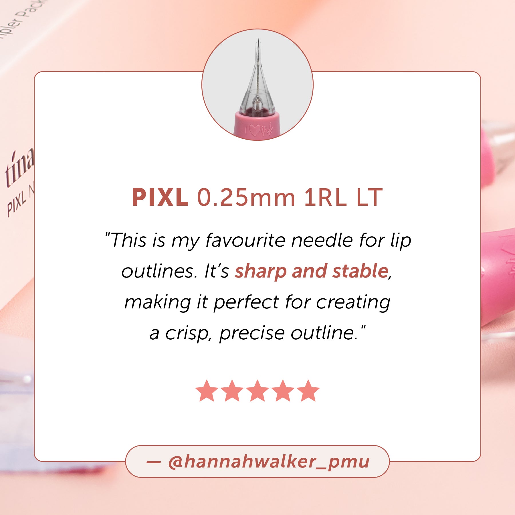 PIXL Needle Cartridges - Tina Davies Professional
