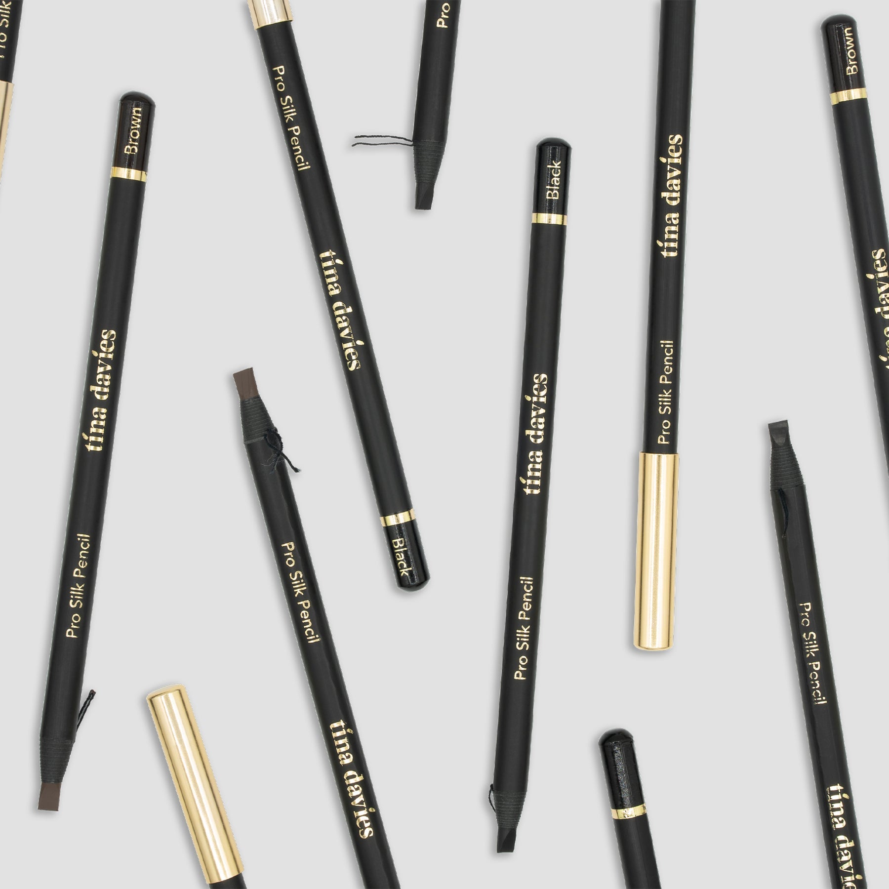 Pro Silk Pencil For Brow Mapping and Pre-Drawing Eyeliner - Tina Davies Professional