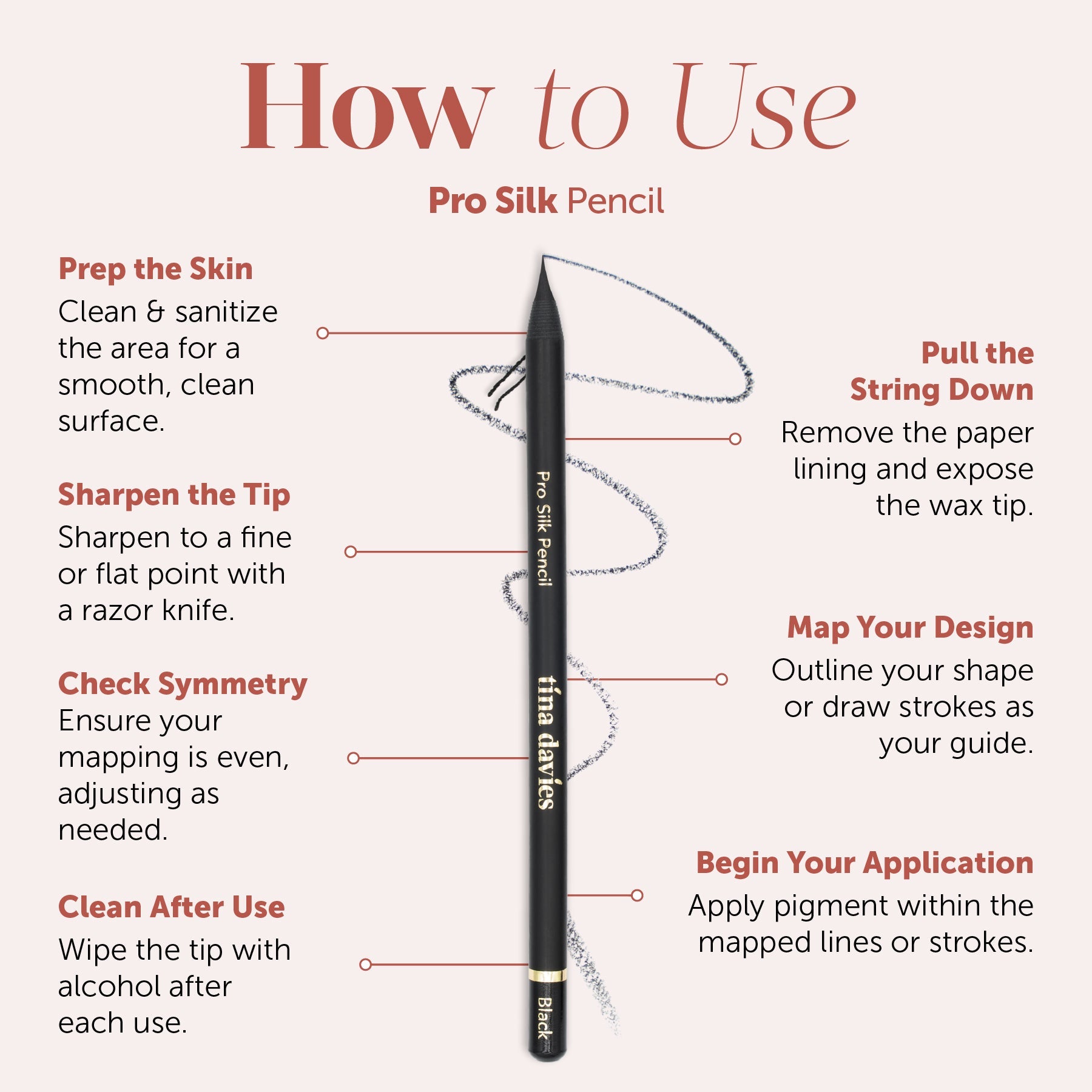 Pro Silk Pencil - Trio - Tina Davies Professional