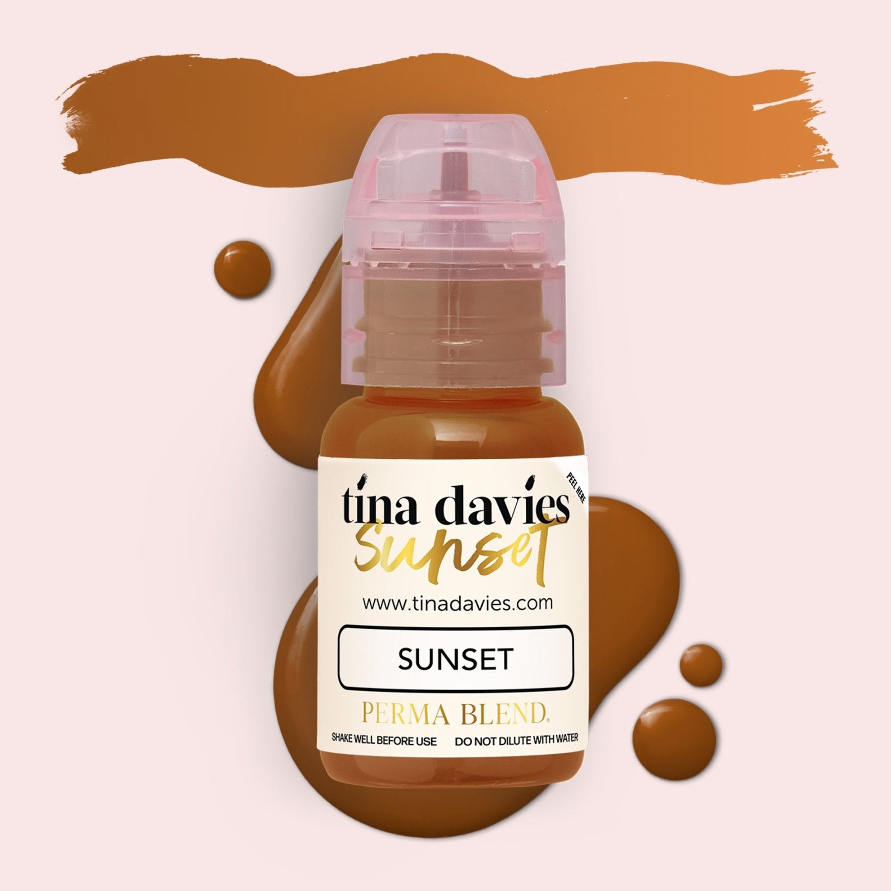 Tina Davies Sunset Brow Pigments - Warm Red-to-Brown Shades for