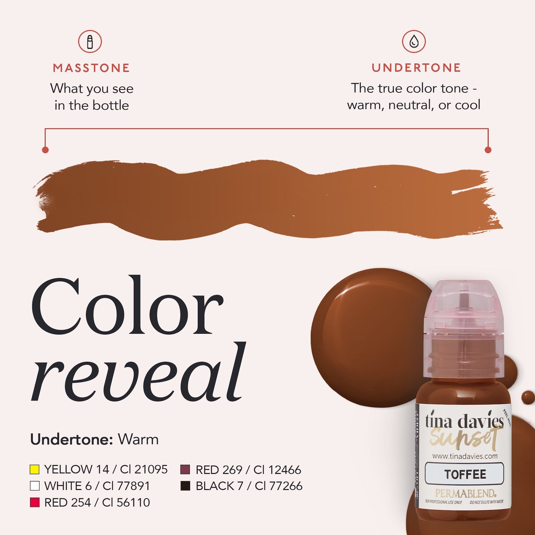 Sunset Brow Pigments - Tina Davies Professional