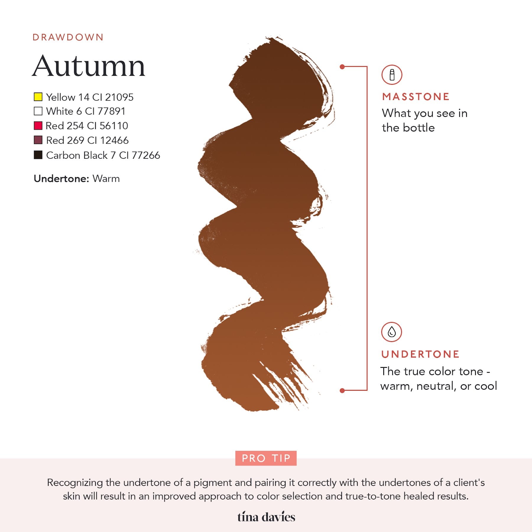 Perma Blend x Tina Davies Sunset Brow Pigments - Autumn - Permanent Makeup Eyebrow Pigments - Tina Davies Professional