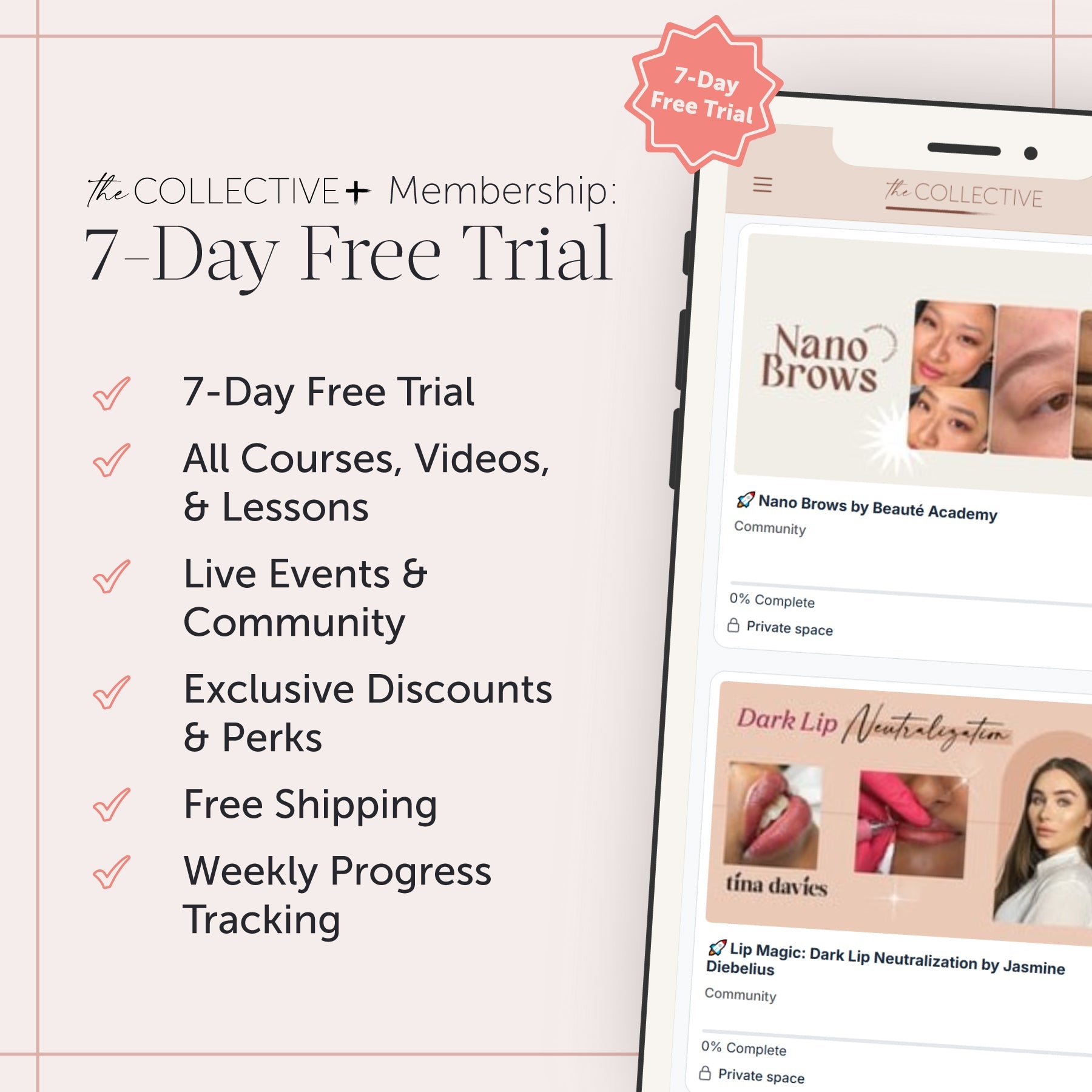 The Collective+ Membership: 7 - Day Free Trial - Tina Davies Professional