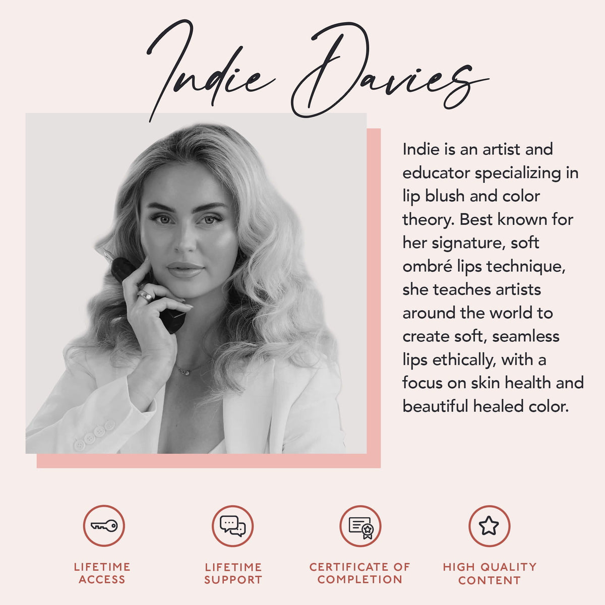 The Velvet Touch: Advanced Ombré Lips by Indie Davies - Tina Davies Professional