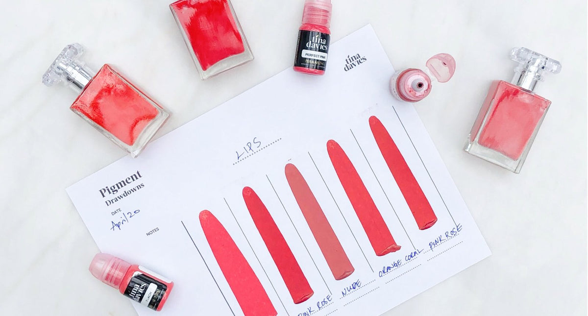 Color Drawdown Sheet How to Do Drawdowns with Free Printable Charts for Accurate Pigment ...
