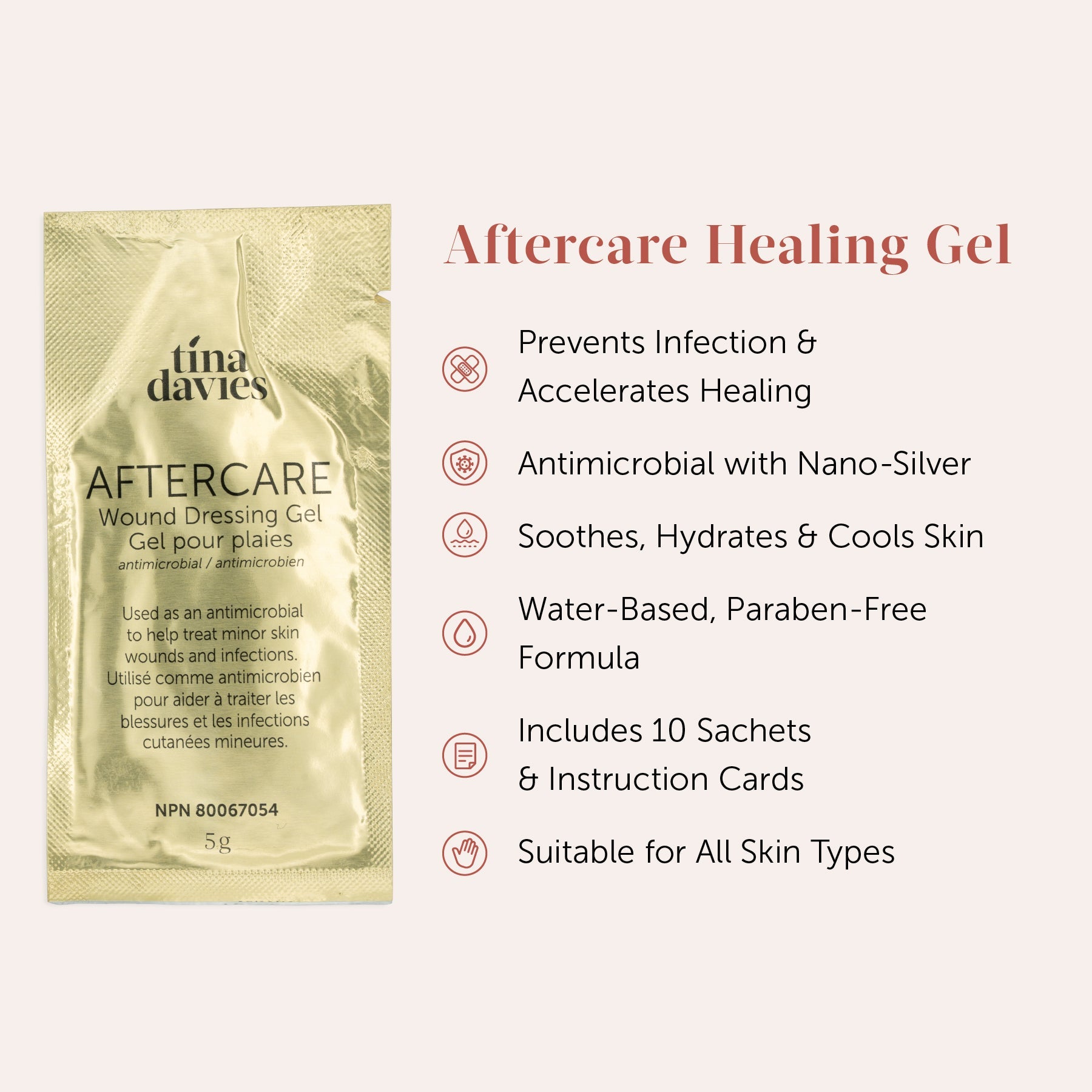 Aftercare Healing Gel - Tina Davies Professional