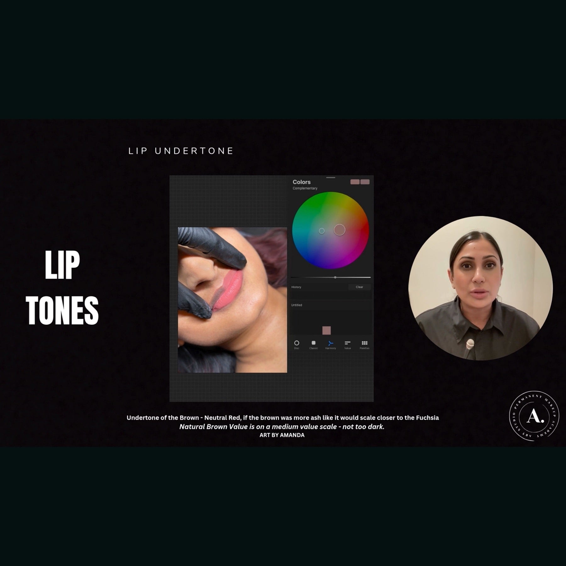 Fitz 5 Dark Lip Neutralization: Anita's Case Study by Amanda Rakhra - Tina Davies Professional