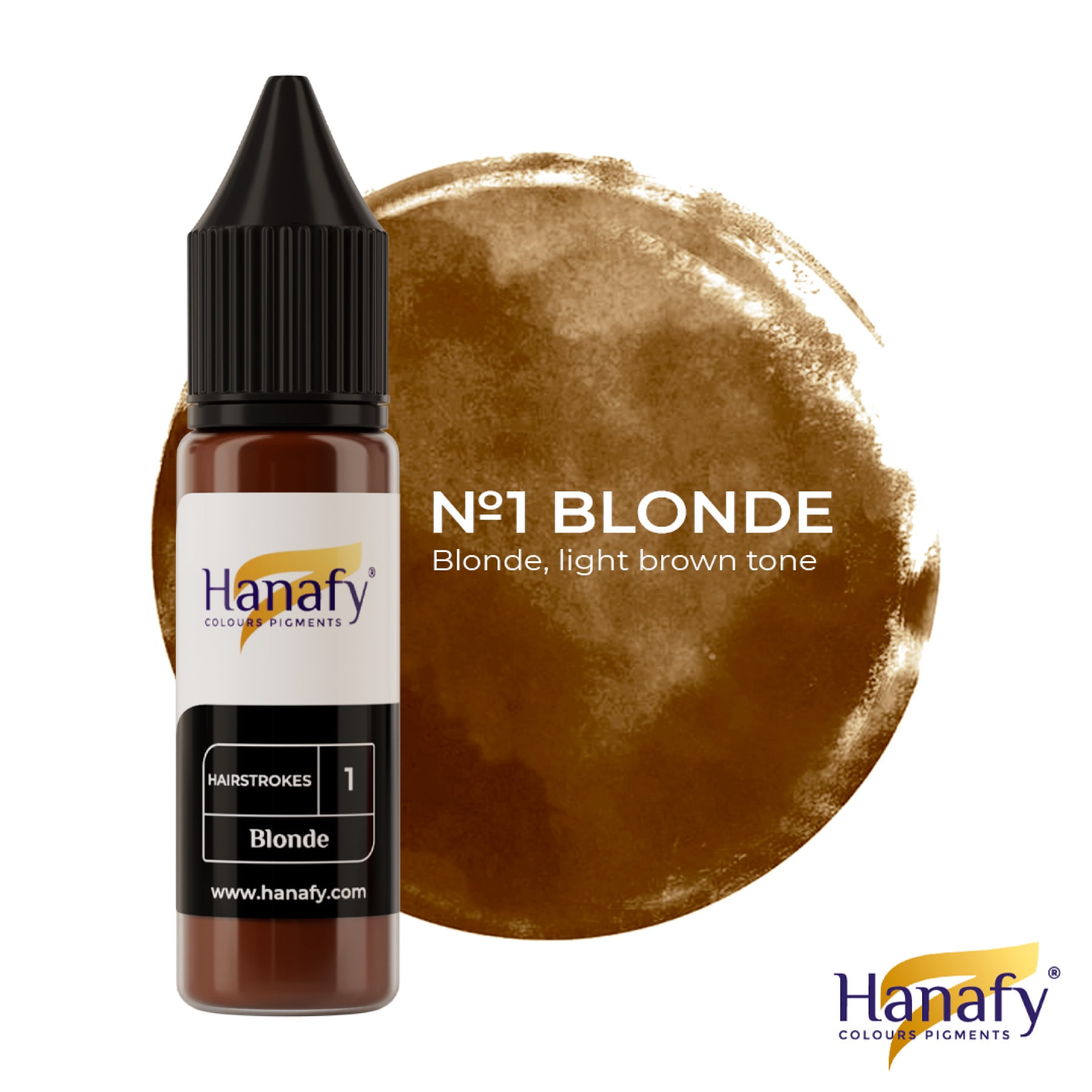 Hanafy Hairstrokes Pigments Palette | Blonde, Medium & Dark Shades