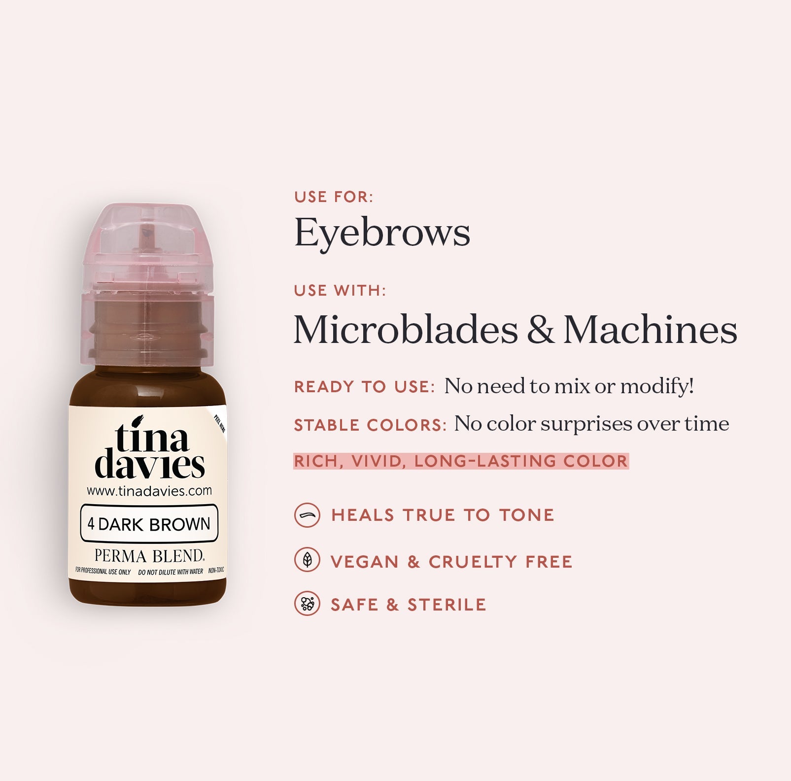 I ❤️ INK Brow Pigments - Tina Davies Professional