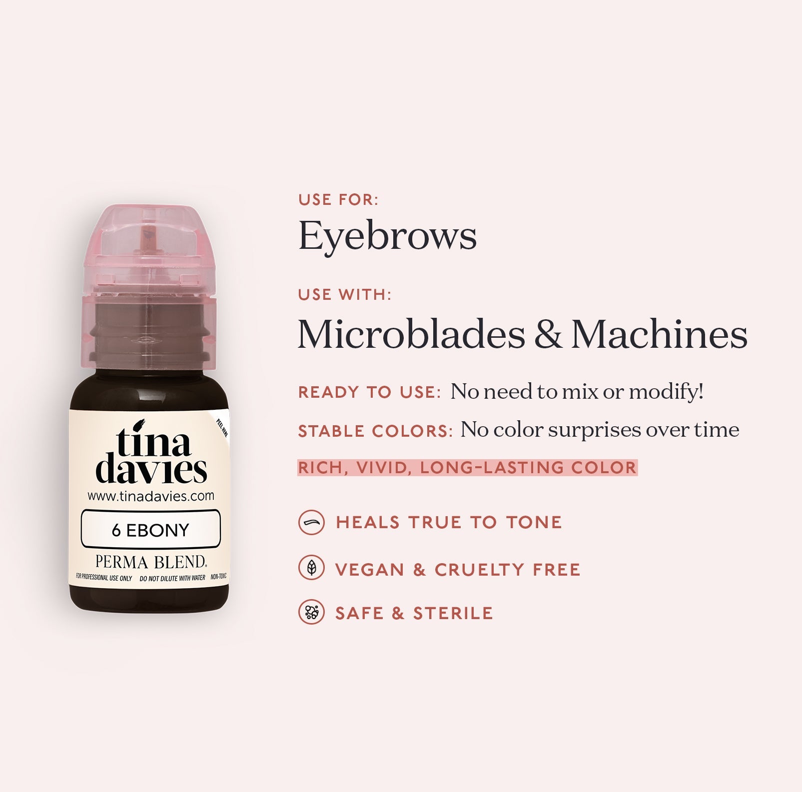 I ❤️ INK Brow Pigments - Tina Davies Professional