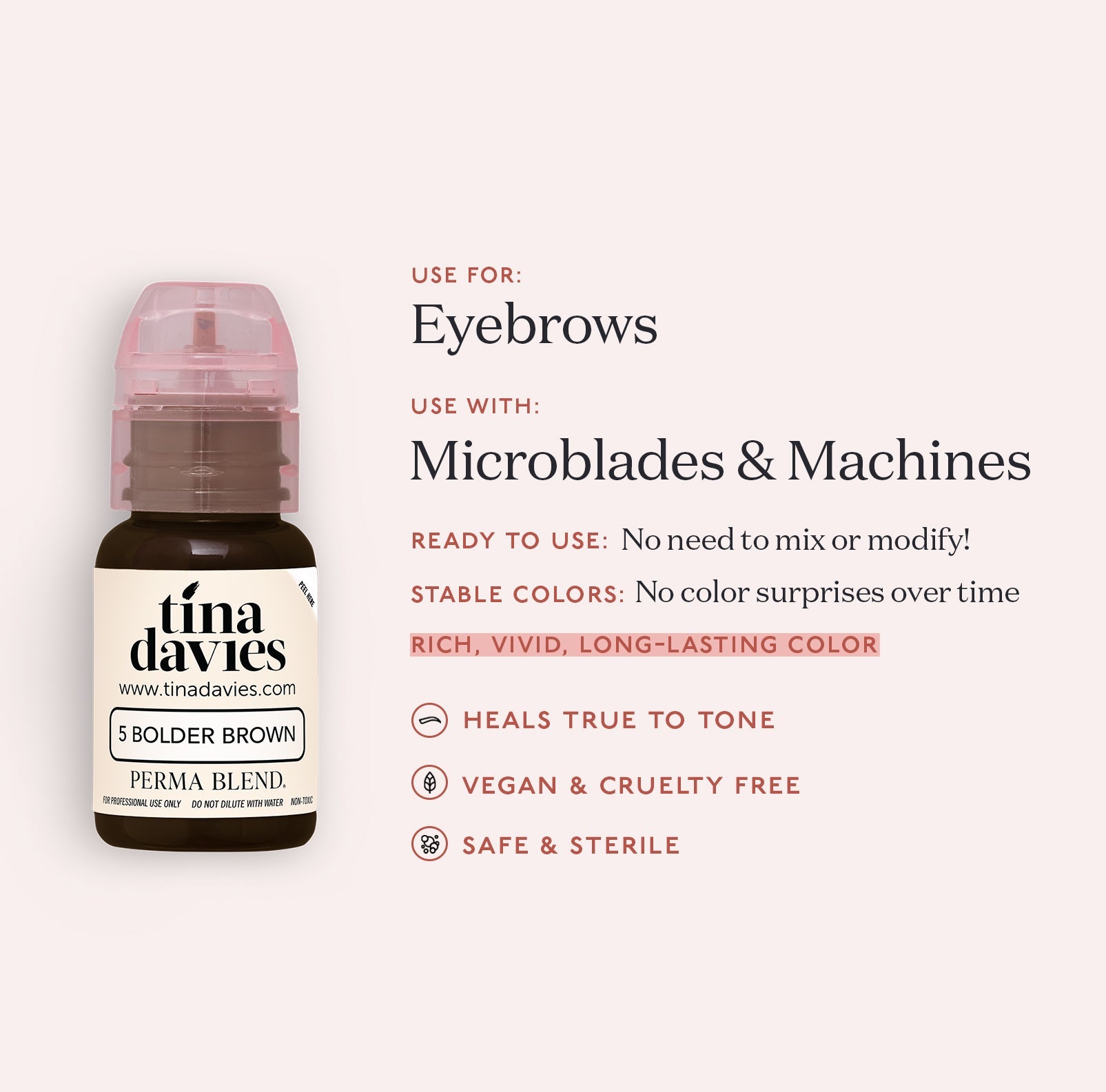 I ❤️ INK Brow Pigments - Tina Davies Professional