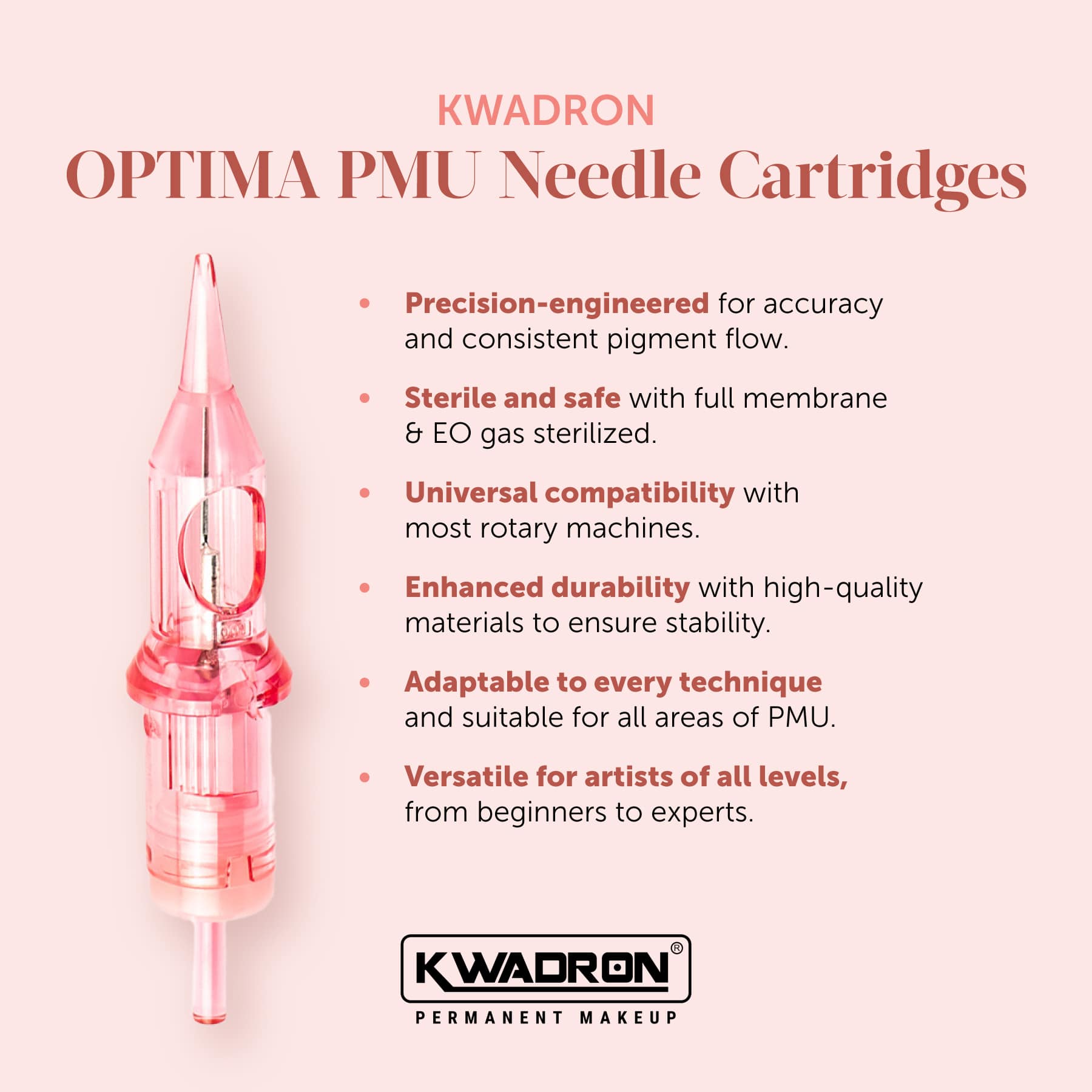 KWADRON® Optima PMU Needle Cartridges - Tina Davies Professional