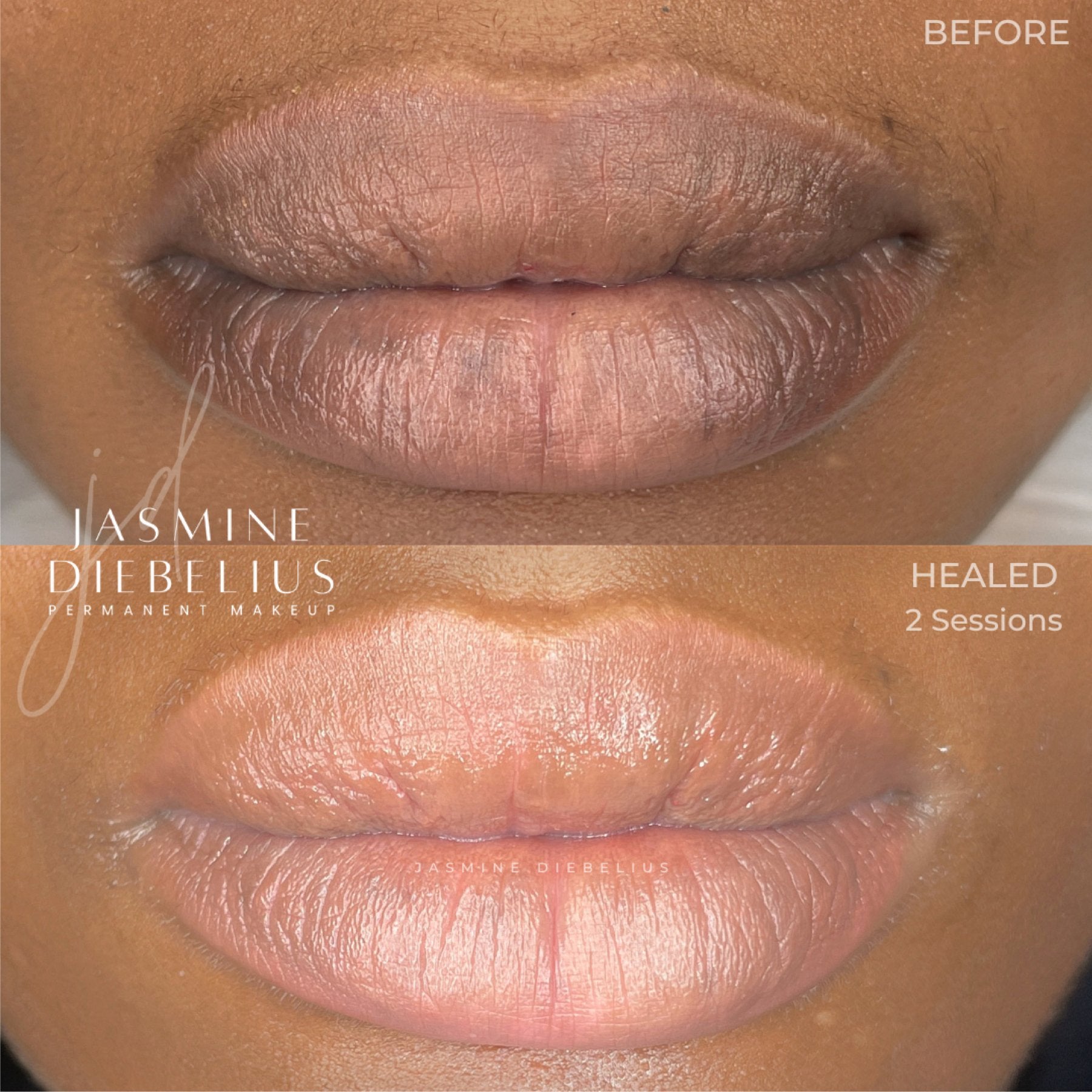 Jasmine Diebelius Lip Magic: Dark Lip Neutralization Online Lip Blushing Course on The Collective by Tina Davies Professional