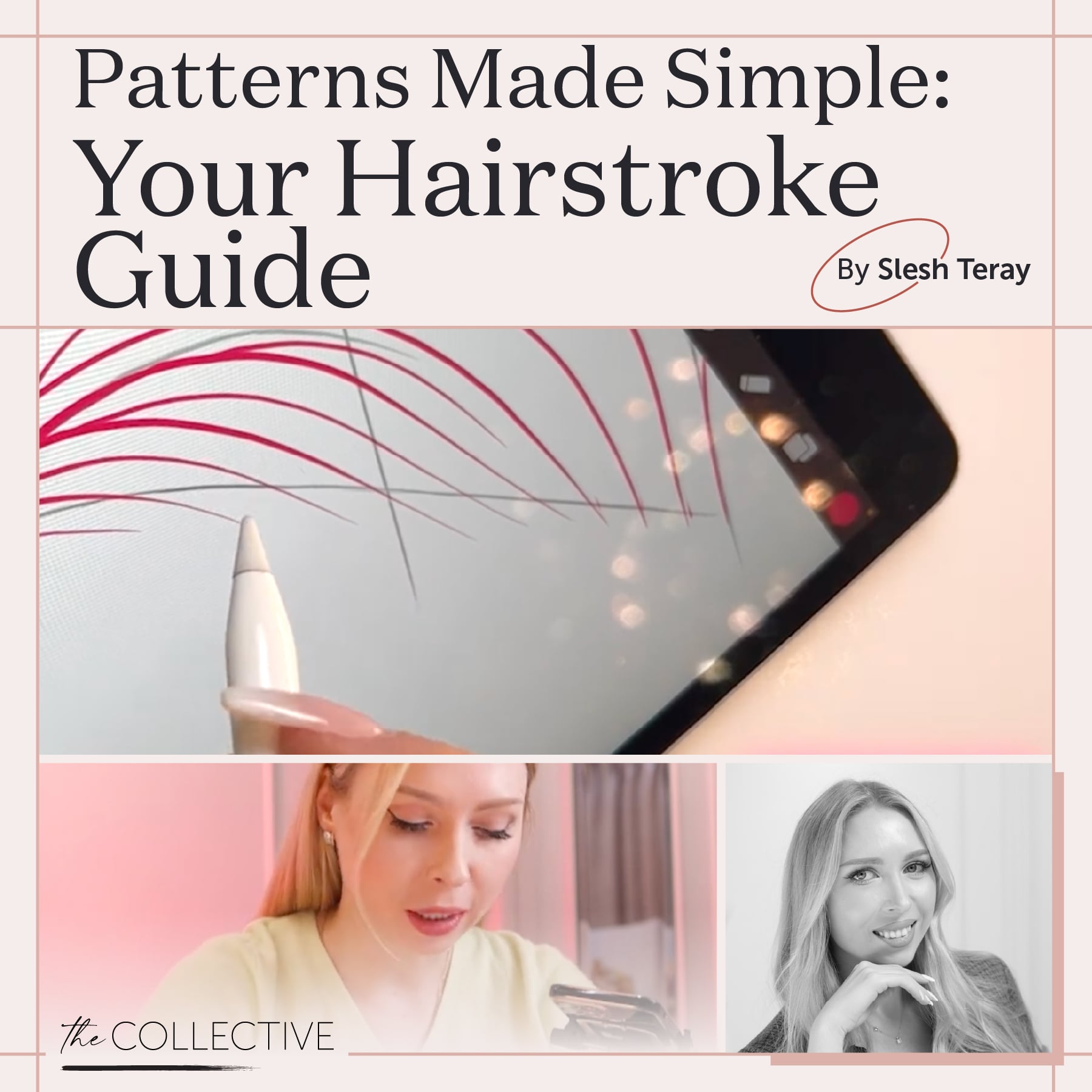 Patterns Made Simple: Your Hairstroke Guide by Slesh Teray - Tina Davies Professional
