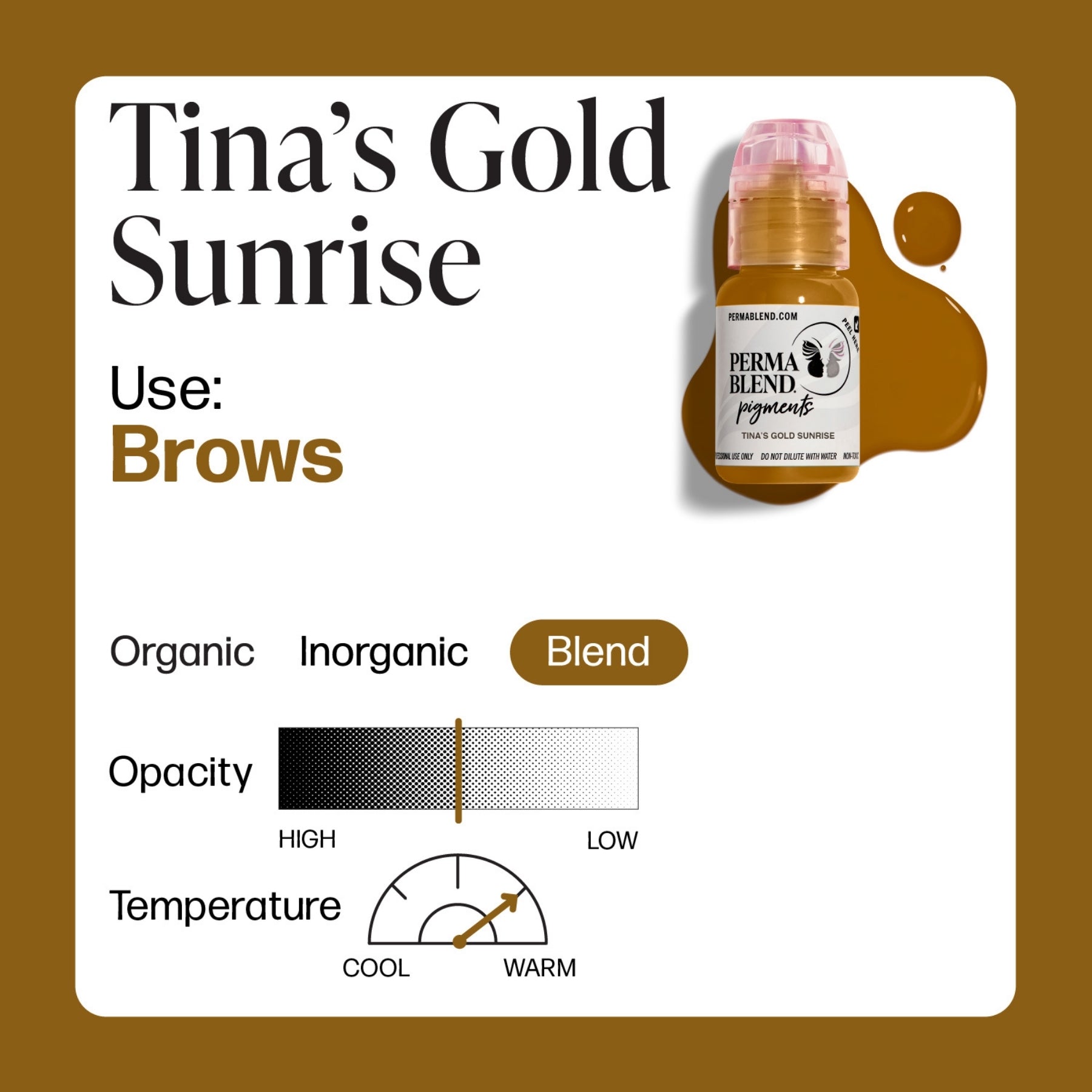 Perma Blend Eyebrow Pigments - Brow Shades - Tina Davies Professional