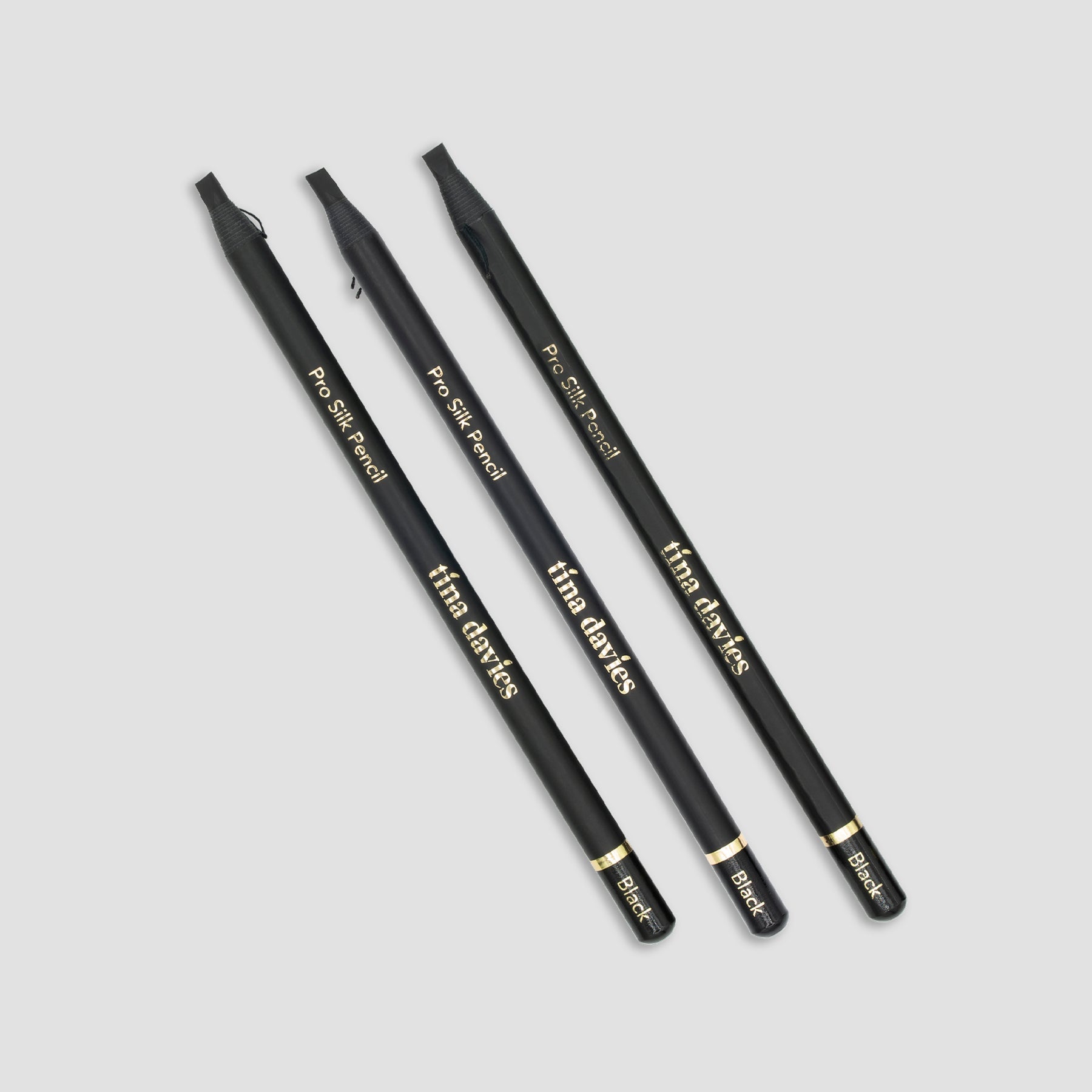 Pro Silk Pencil In Black and Brown - Brow Mapping and Pre-drawing Eyeliner - Tina Davies Professional