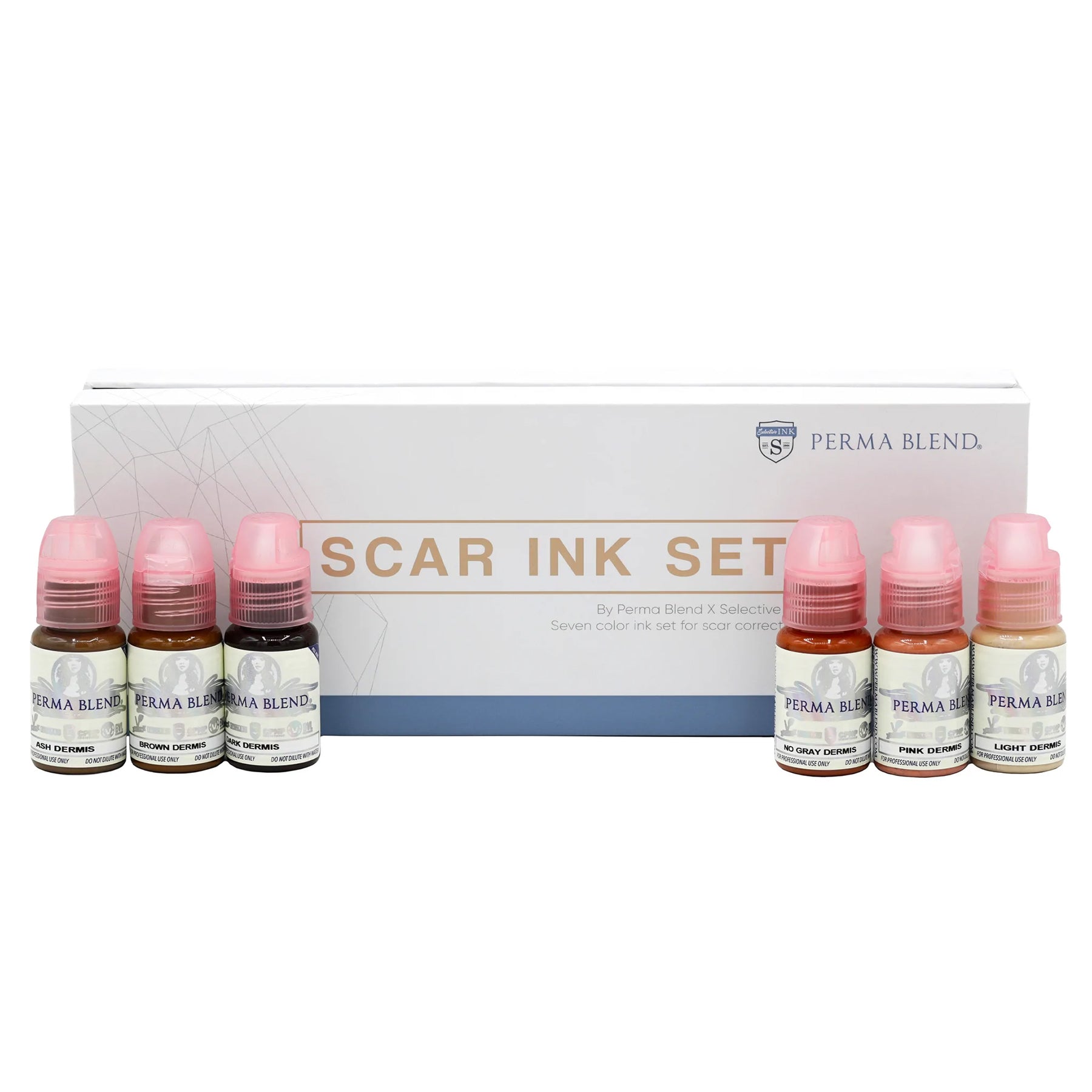 Perma Blend Scar Pigment Set - Cosmetic Tattooing Pigments - Tina Davies Professional