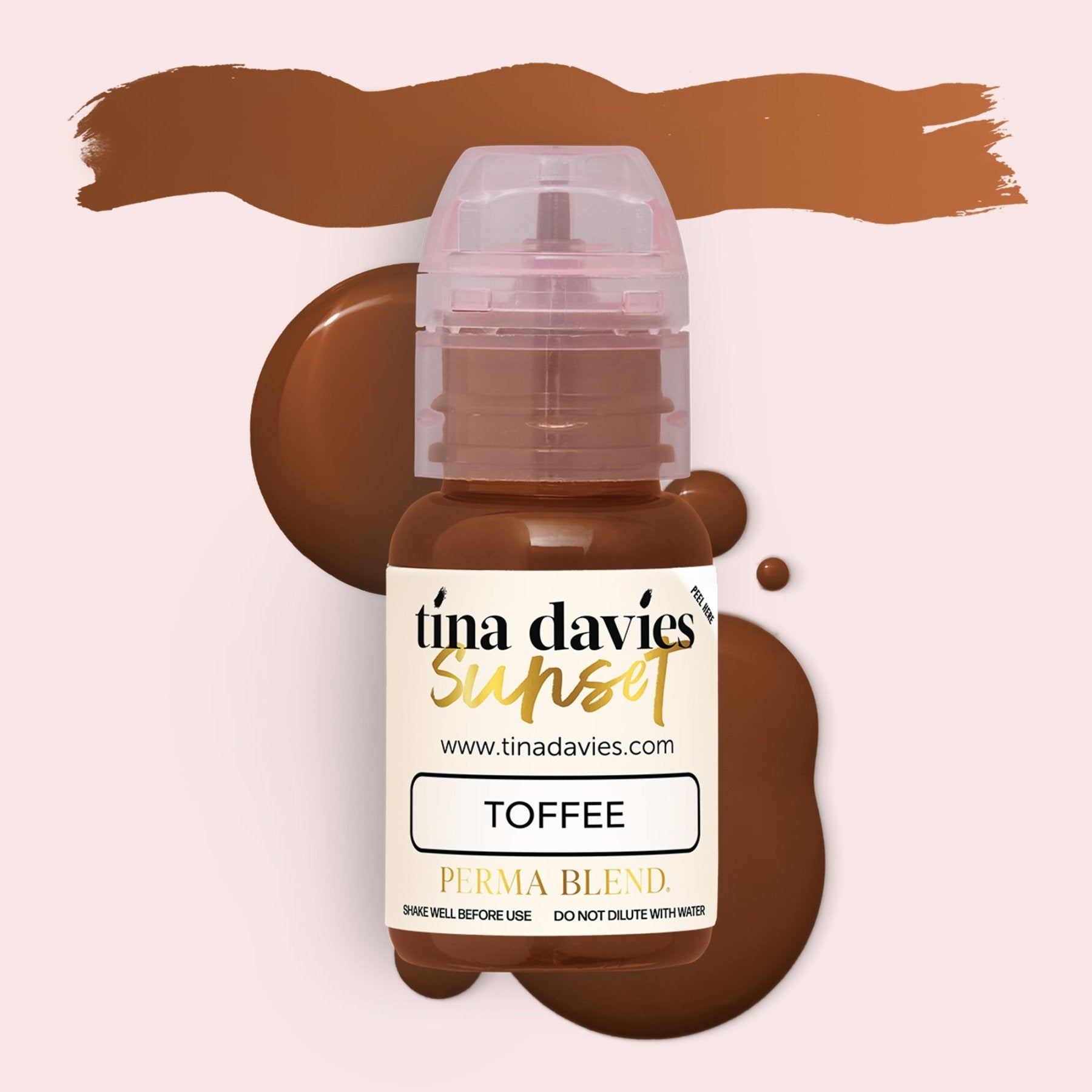 Tina Davies Sunset Brow Pigments - Warm Red-to-Brown Shades for