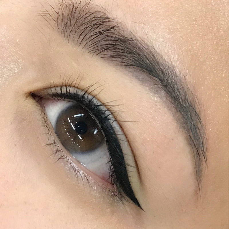 The Cosmetic Tattoo Studio - 🦋ELECTRIC BLUE EYELINER✨ My client and I met  late last year to discuss the possibility of doing a beautiful winged eyeliner  tattoo in her every day eye
